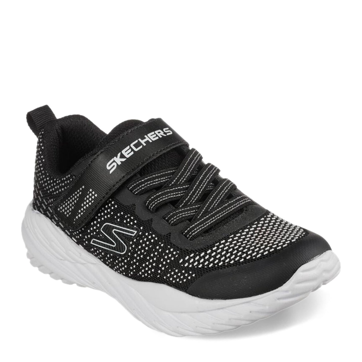 Peltz Shoes Boy's Skechers Nitro Sprint - Karvo Sneaker - Little Kid & Big Kid BLACK 403753L-BKSL