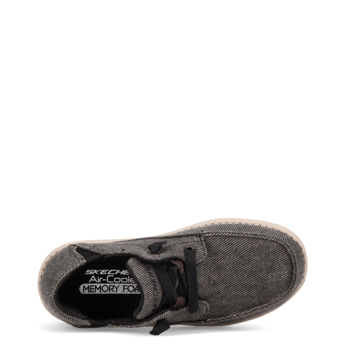 Peltz Shoes Boy's Skechers Melson Volgo Moc - Little Kid & Big Kid BLACK 405690L-BLK