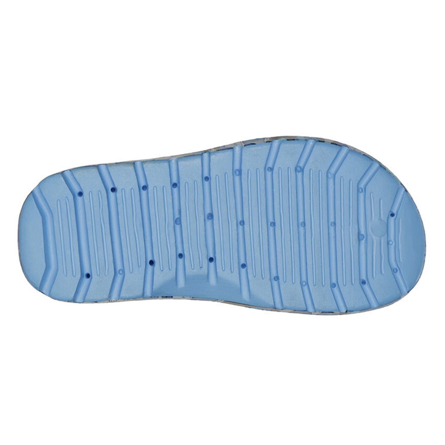 Peltz Shoes Boy's Skechers Foamies: Hogan - Dangerous Waters Sandal - Little Kid & Big Kid Blue 406466L-BLLB