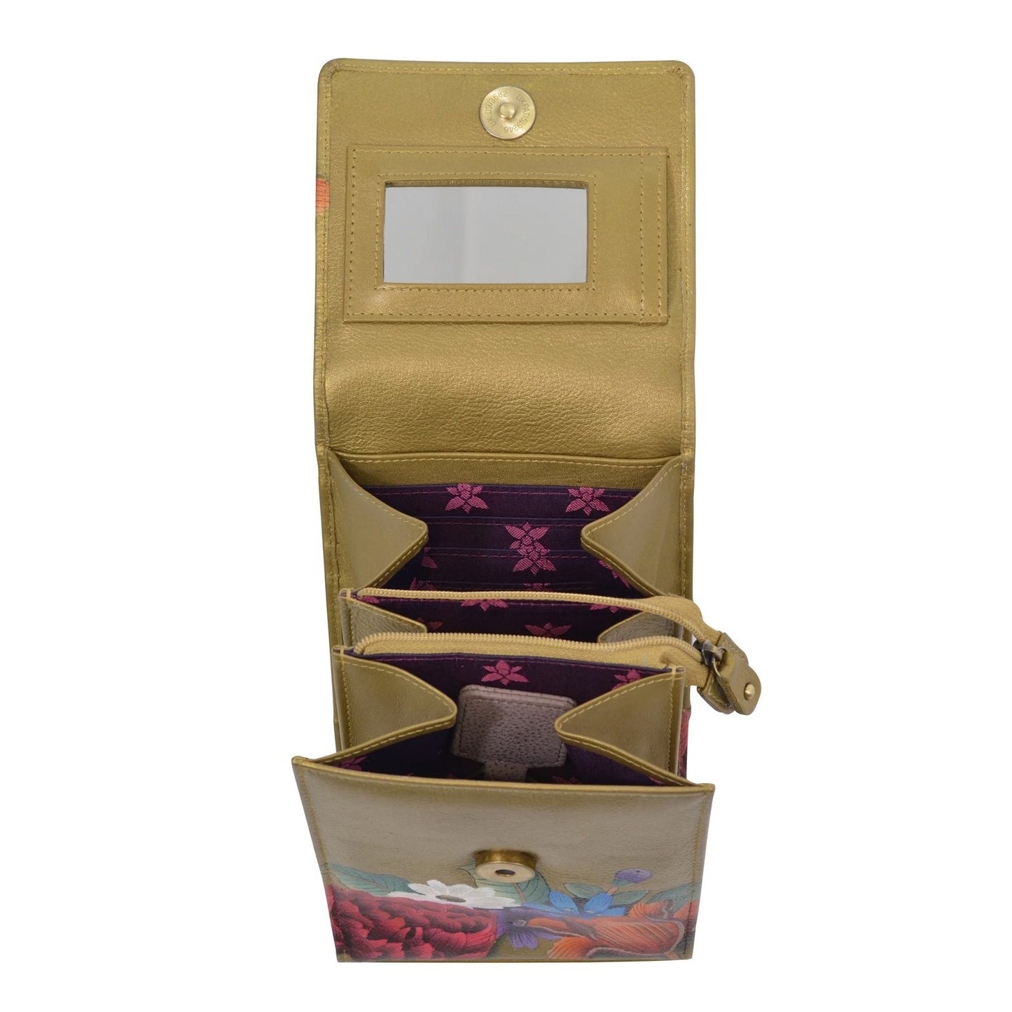 Peltz Shoes Anuschka Mini Sling Bag Dreamy Floral 412-DRF