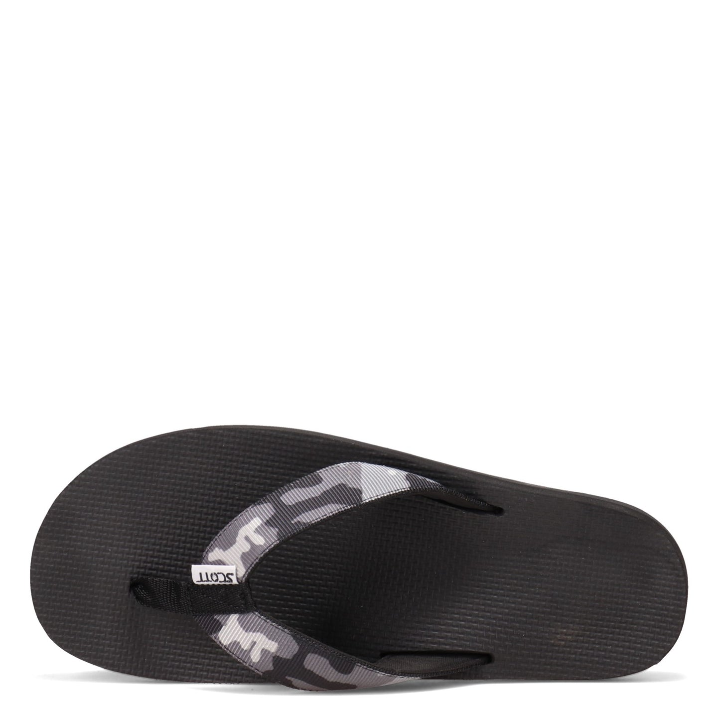 Peltz Shoes Men's Scott Hawaii Kaikane Sandal BLACK CAMO 4125-BLACKCAMO