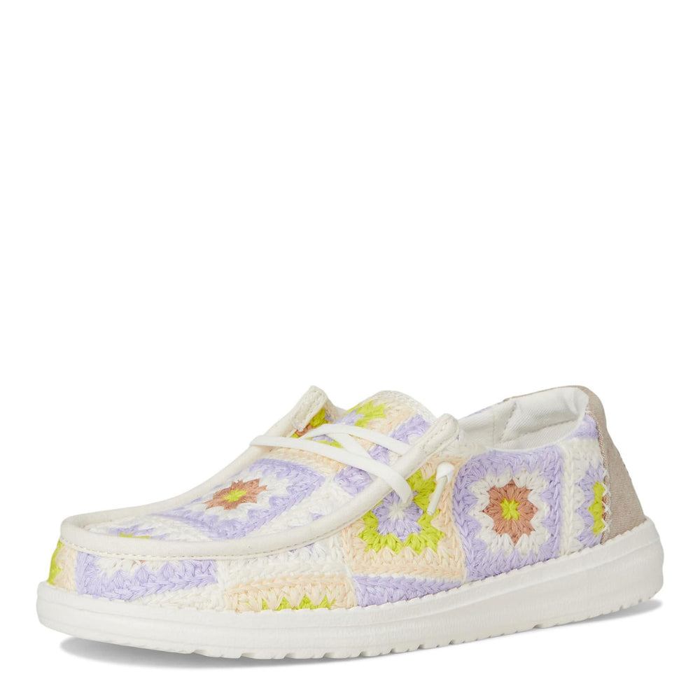 Women's Hey Dude, Wendy Cottage Crochet Slip-On ‐ Peltz Shoes
