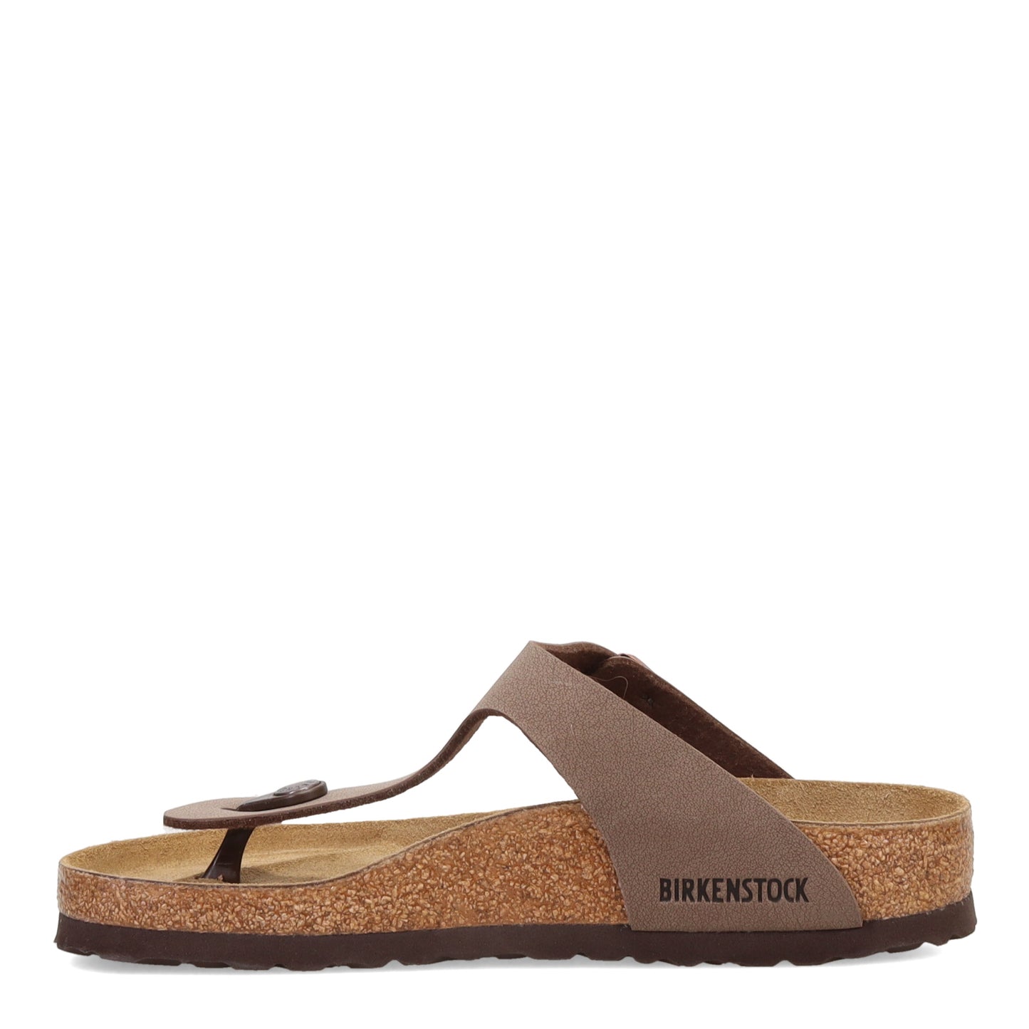 Peltz Shoes Women's Birkenstock Gizeh Birko-Flor Sandal - Regular Width BROWN 4375 1 R