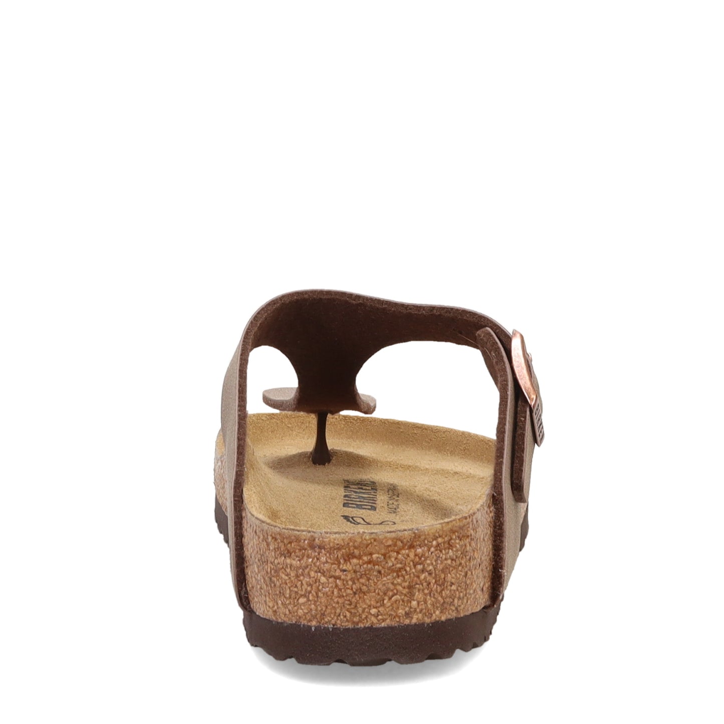 Peltz Shoes Women's Birkenstock Gizeh Birko-Flor Sandal - Regular Width BROWN 4375 1 R