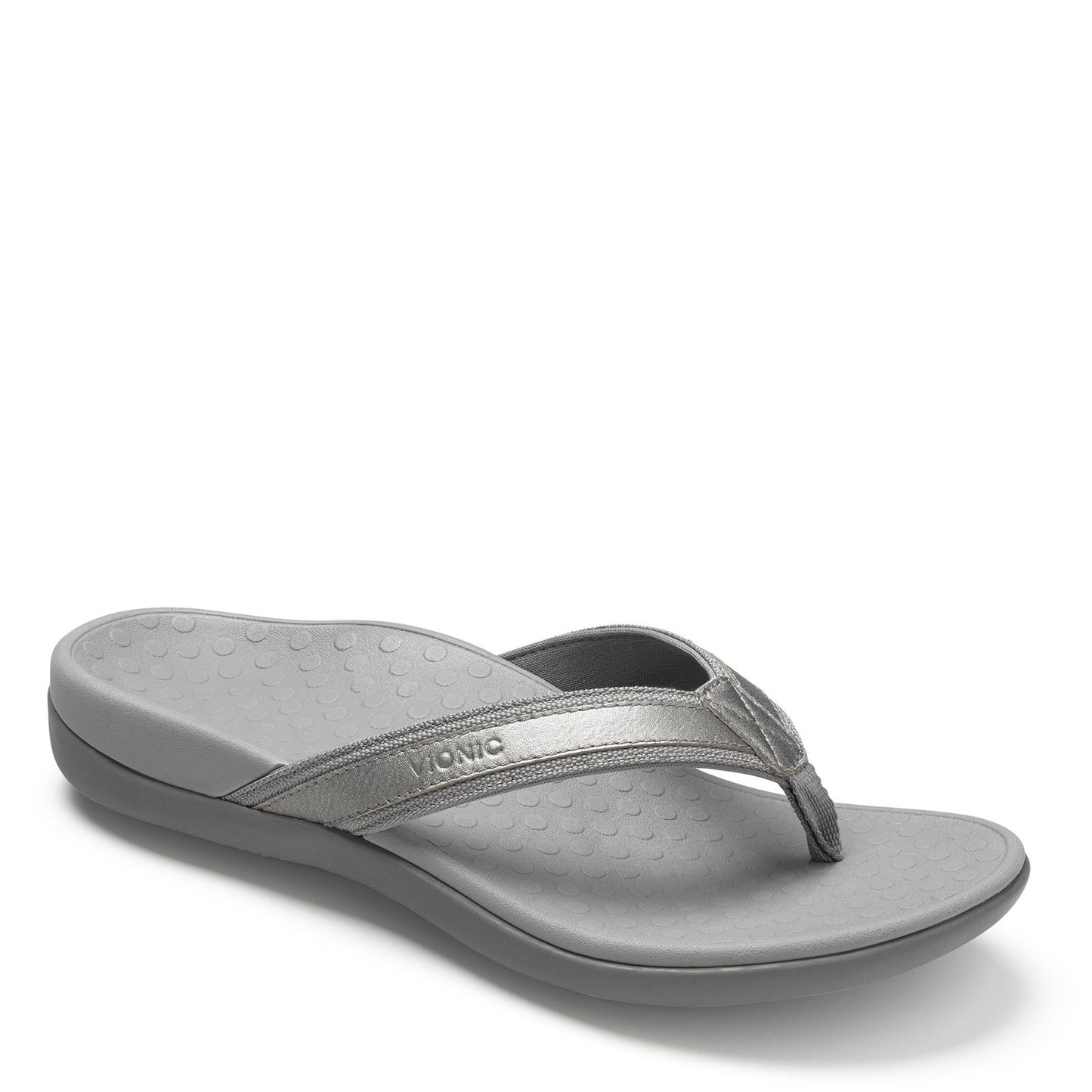 Peltz Shoes Women's Vionic Tide II Sandal PEWTER 44TIDEII-PWTRME