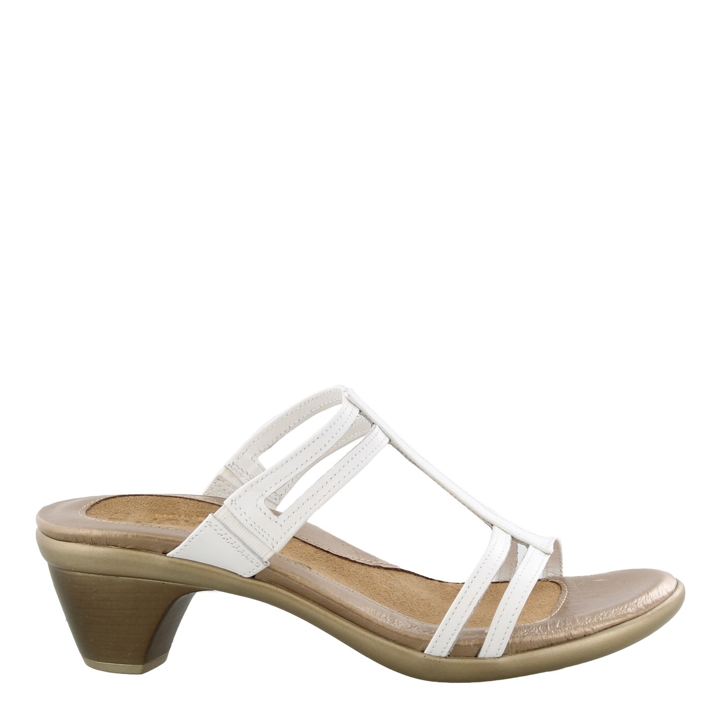 Peltz Shoes Women's Naot Loop Sandal White 44031-024