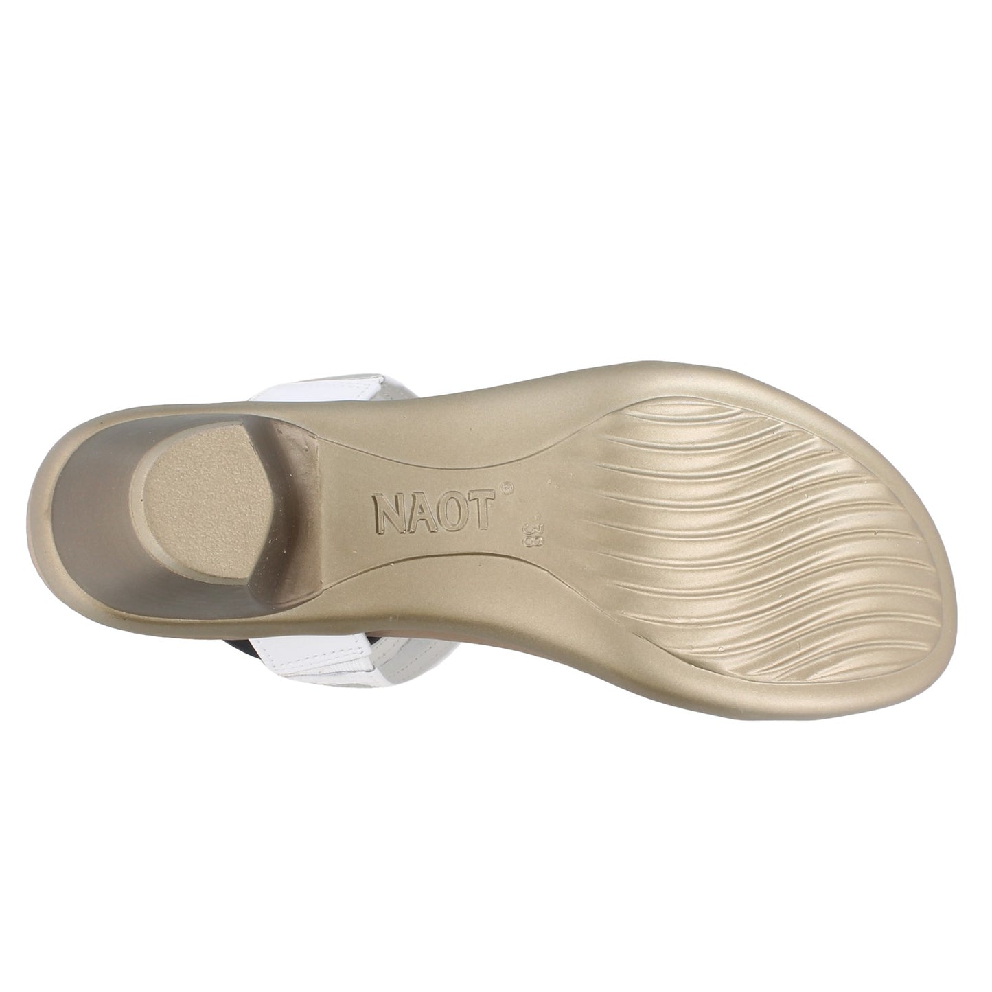Peltz Shoes Women's Naot Loop Sandal White 44031-024