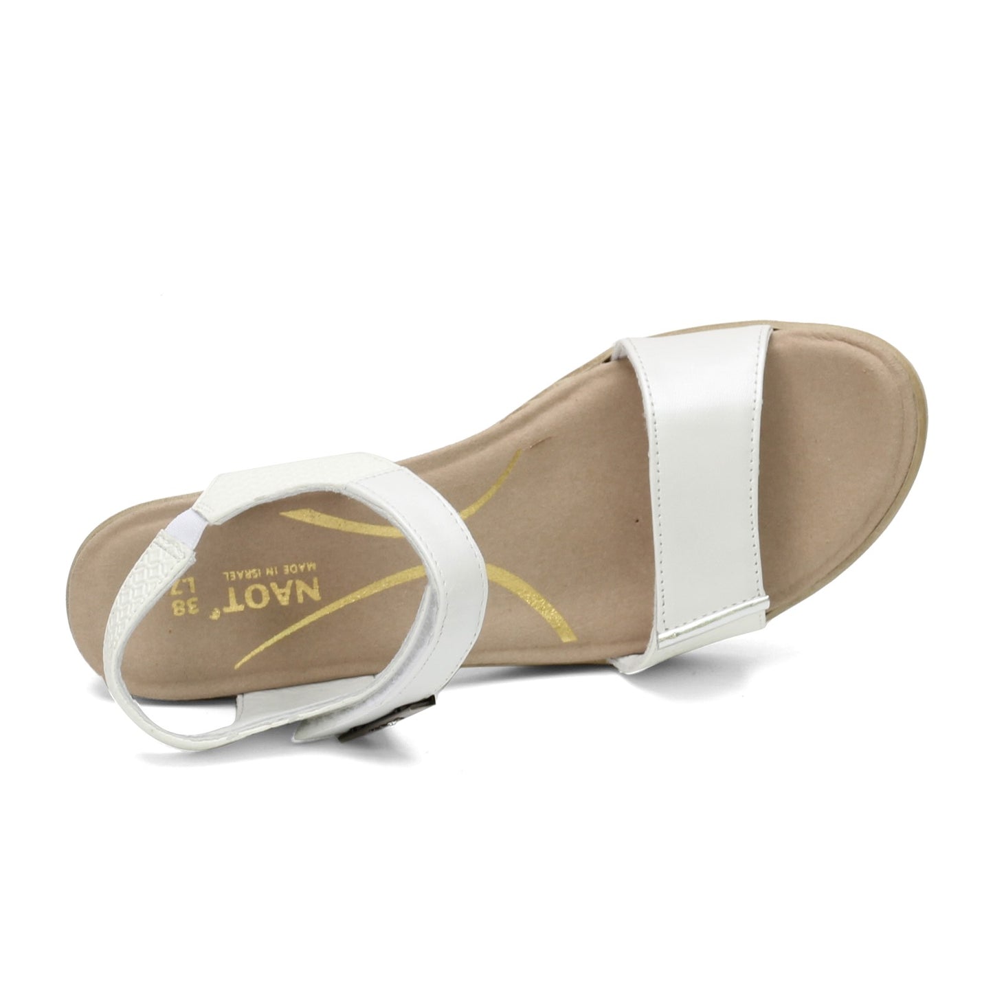 Peltz Shoes Women's Naot Intact Sandal WHITE PEARL 44107-WBW