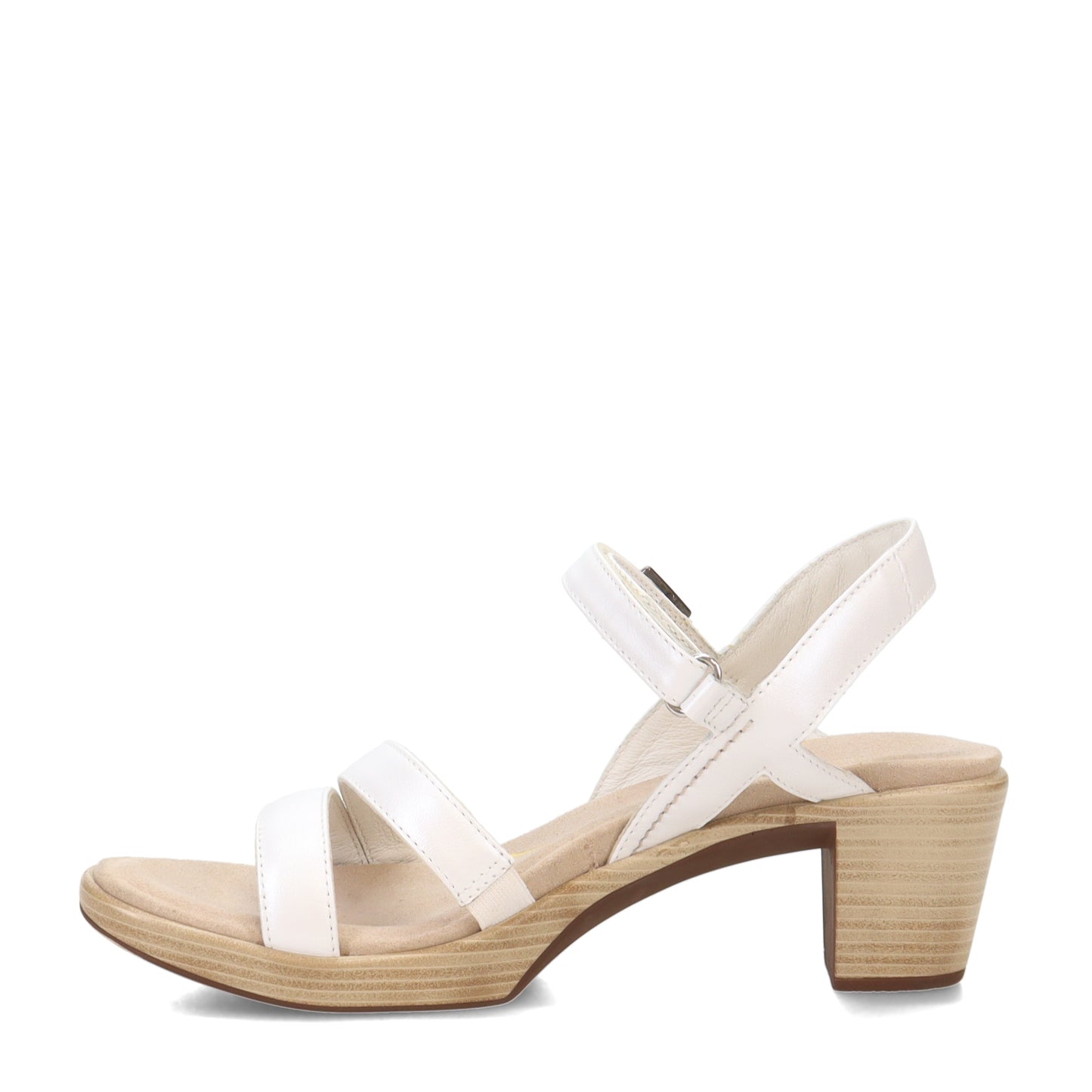 Peltz Shoes Women's Naot Bounty Sandal WHITE PEARL 44123-H60