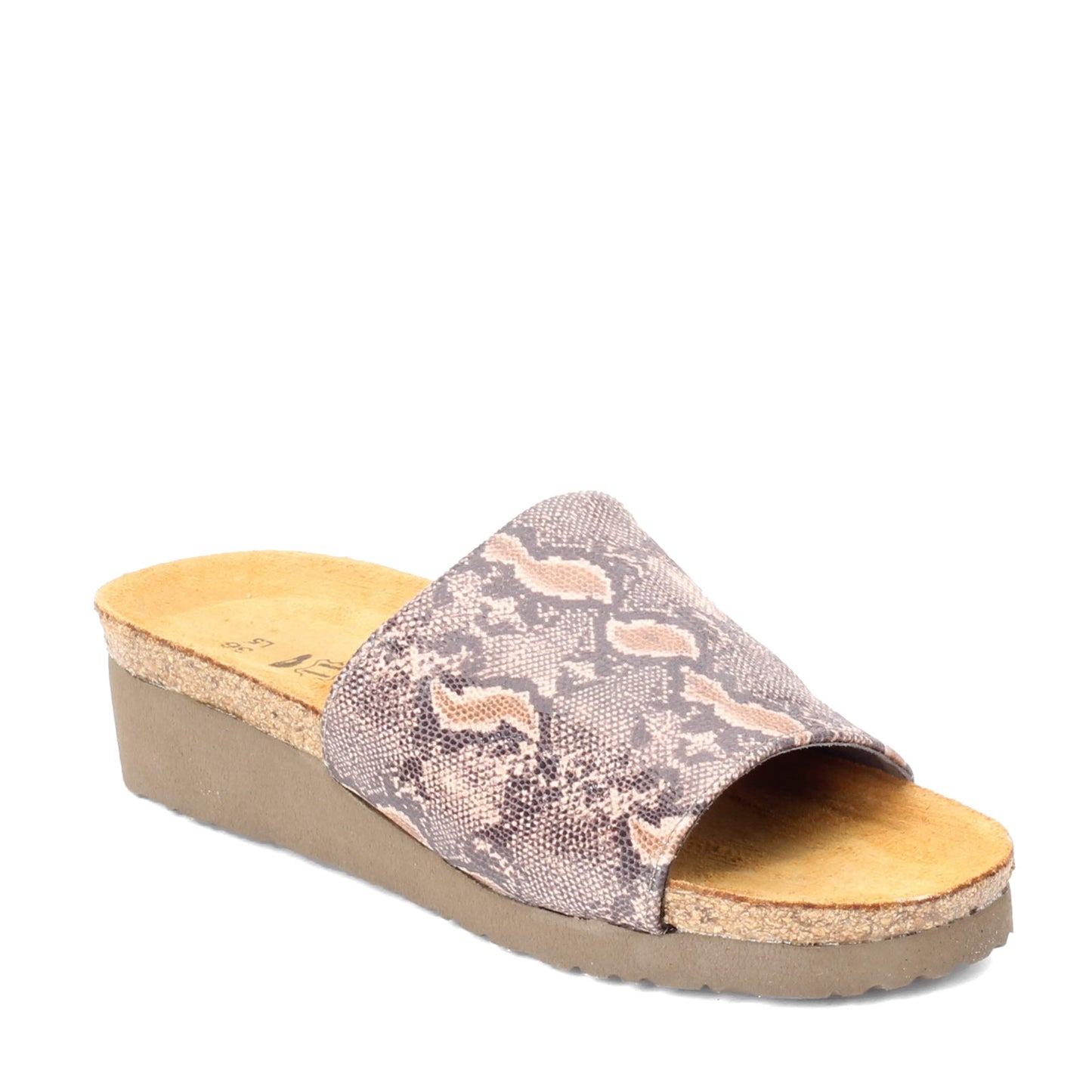 Peltz Shoes Women's Naot Alana Sandal NATURAL SNAKE 4447-10E