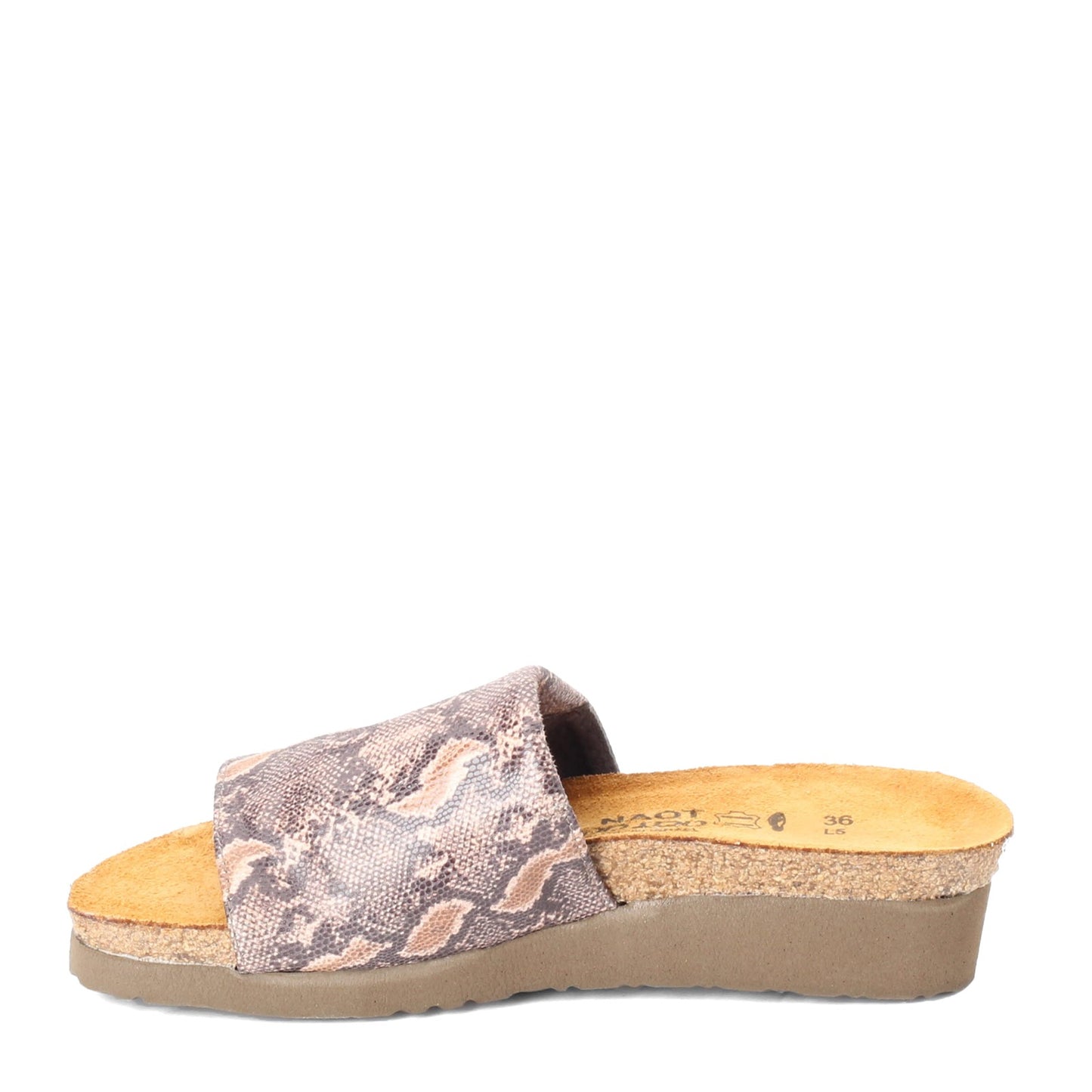 Peltz Shoes Women's Naot Alana Sandal NATURAL SNAKE 4447-10E