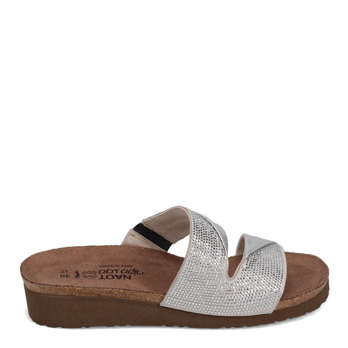 Peltz Shoes Women's Naot Mila Sandal GREY SILVER 4461-NTJ