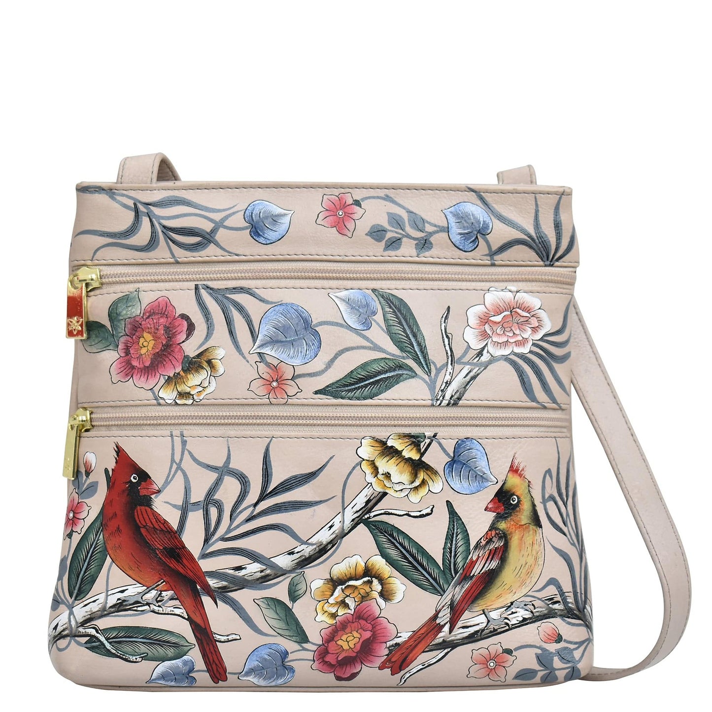 Peltz Shoes Anuschka Small Travel Companion Cardinal Family 447-CDF