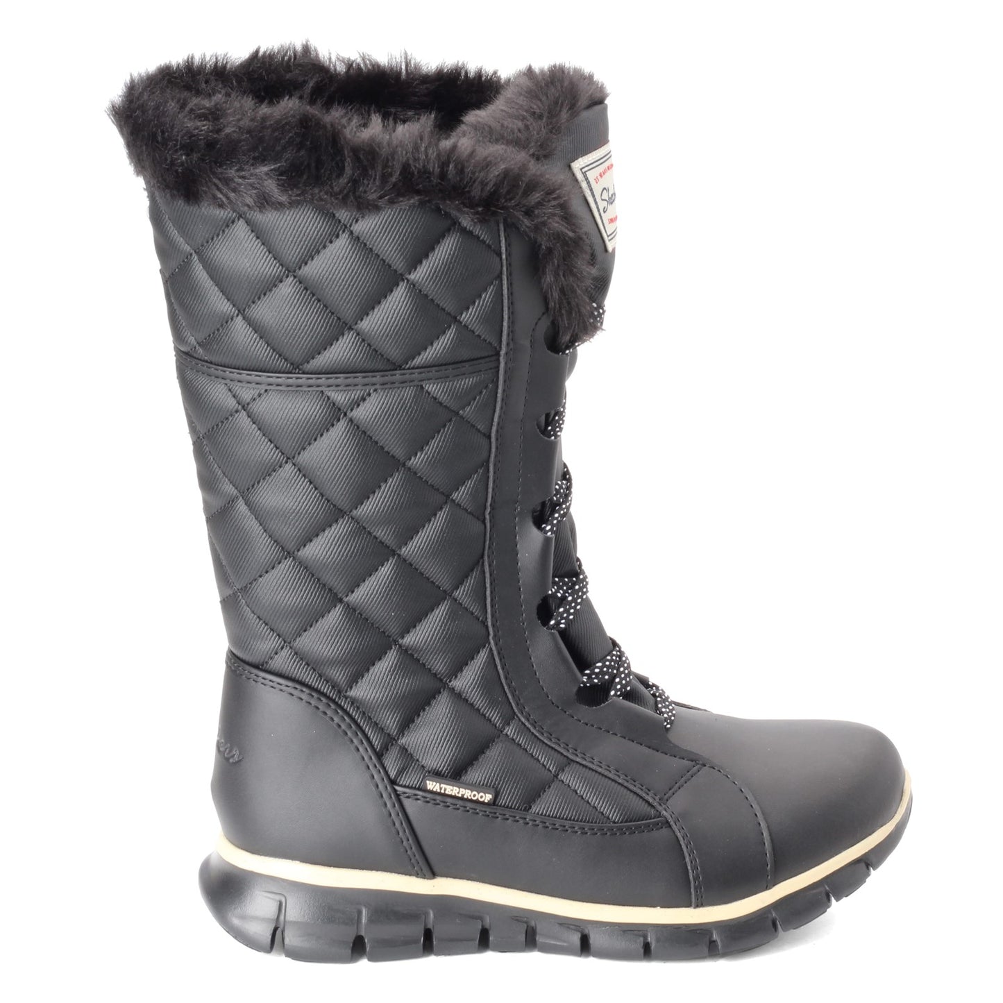Peltz Shoes Women's Skechers Synergy - Real Estate Boot BLACK 44993-BLK