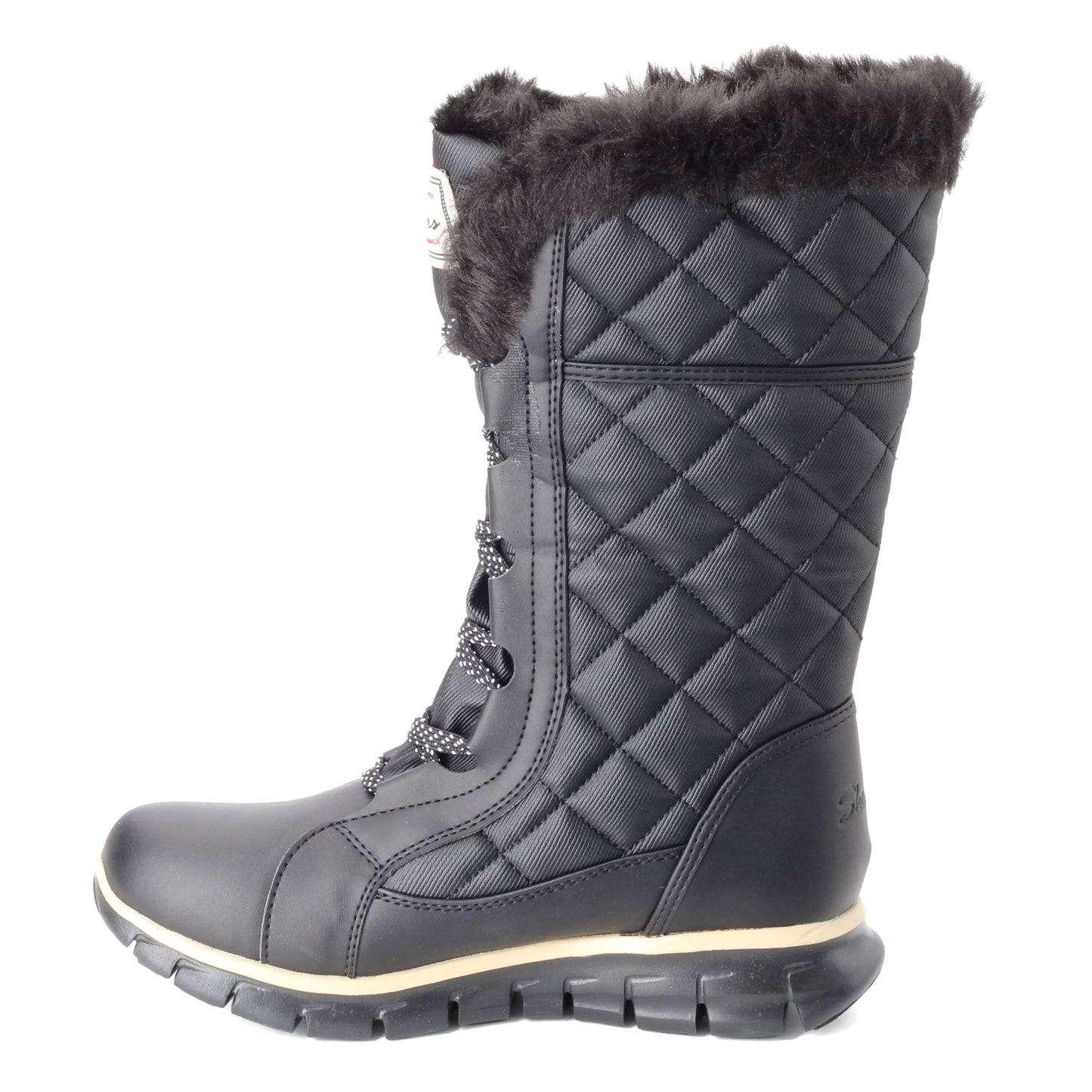 Peltz Shoes Women's Skechers Synergy - Real Estate Boot BLACK 44993-BLK
