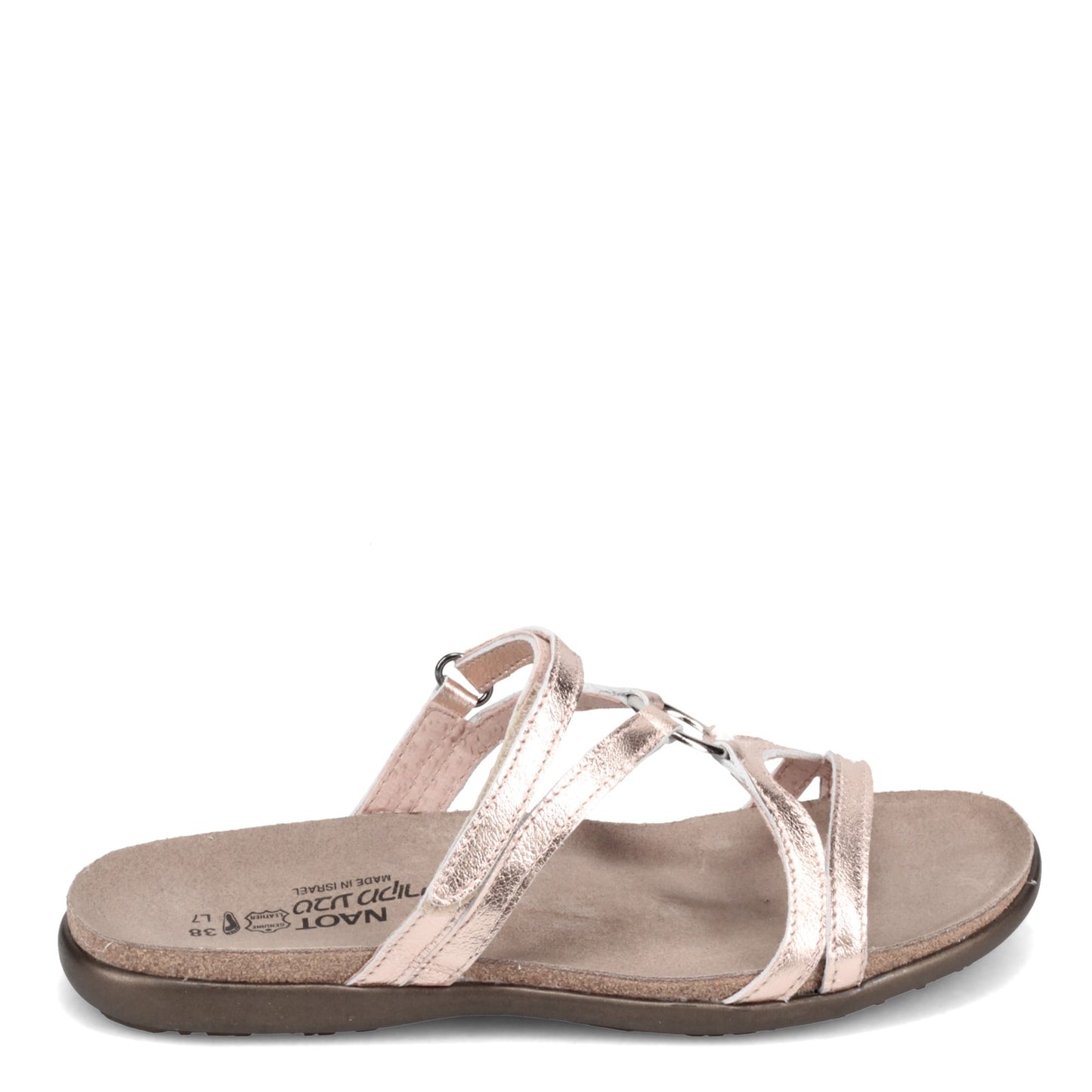 Peltz Shoes Women's Naot Carmen Sandal ROSE GOLD 4701-C65