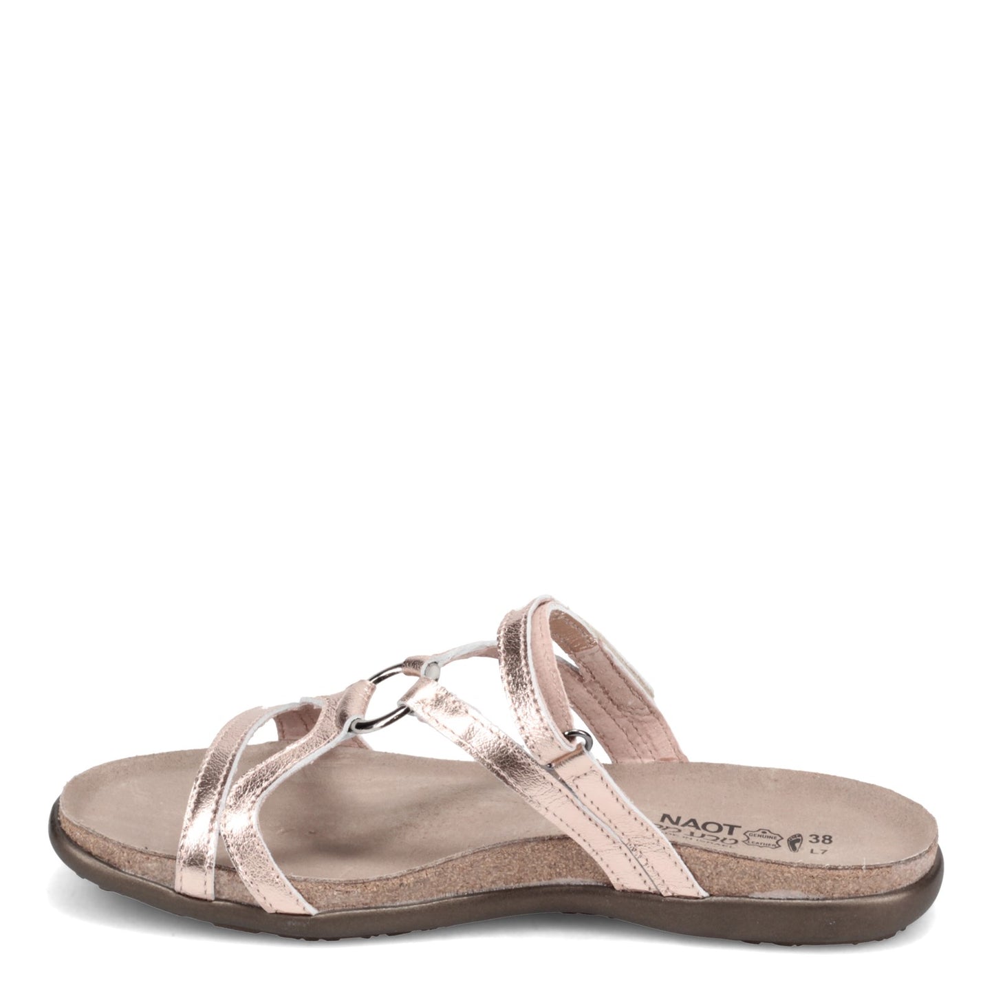 Peltz Shoes Women's Naot Carmen Sandal ROSE GOLD 4701-C65