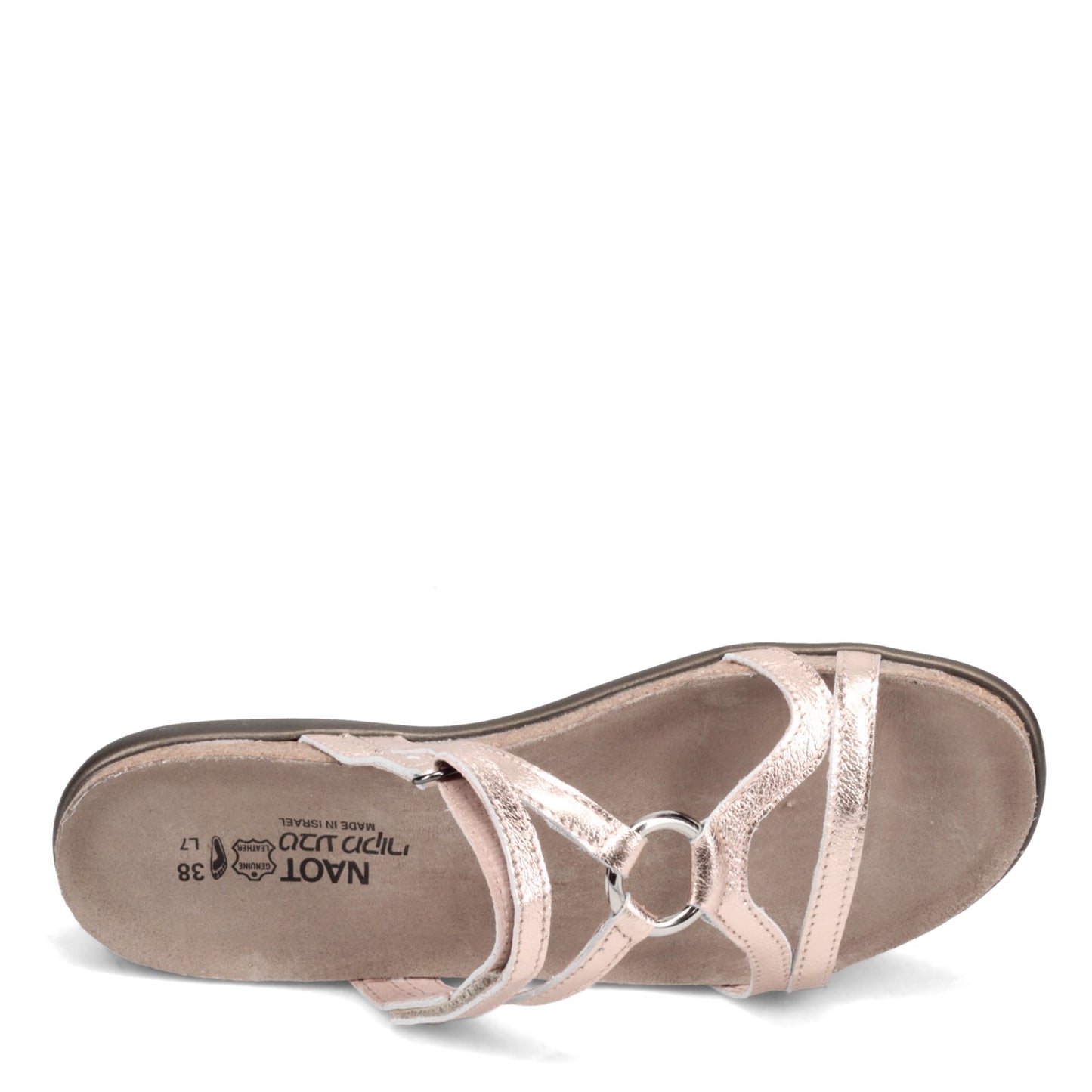 Peltz Shoes Women's Naot Carmen Sandal ROSE GOLD 4701-C65