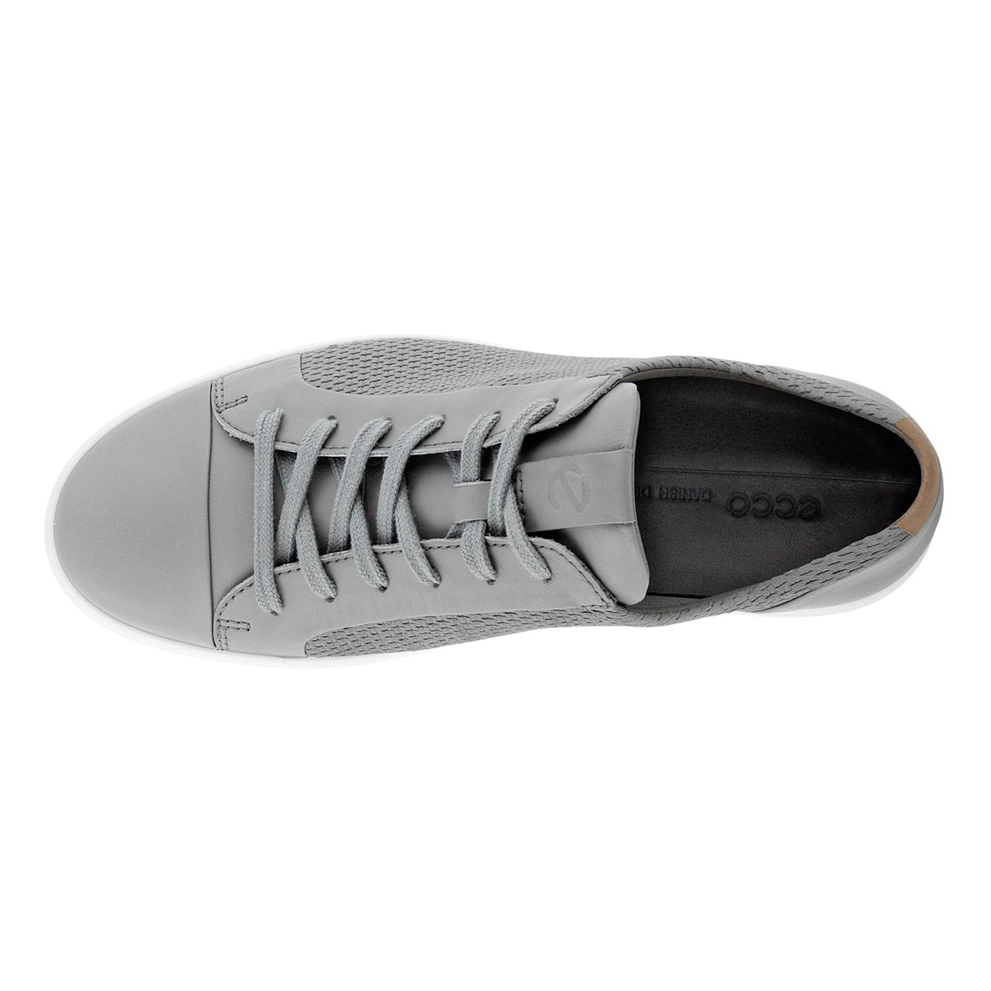 Peltz Shoes Men's Ecco Soft 7 City Sneaker WILD DOVE 470364-60590