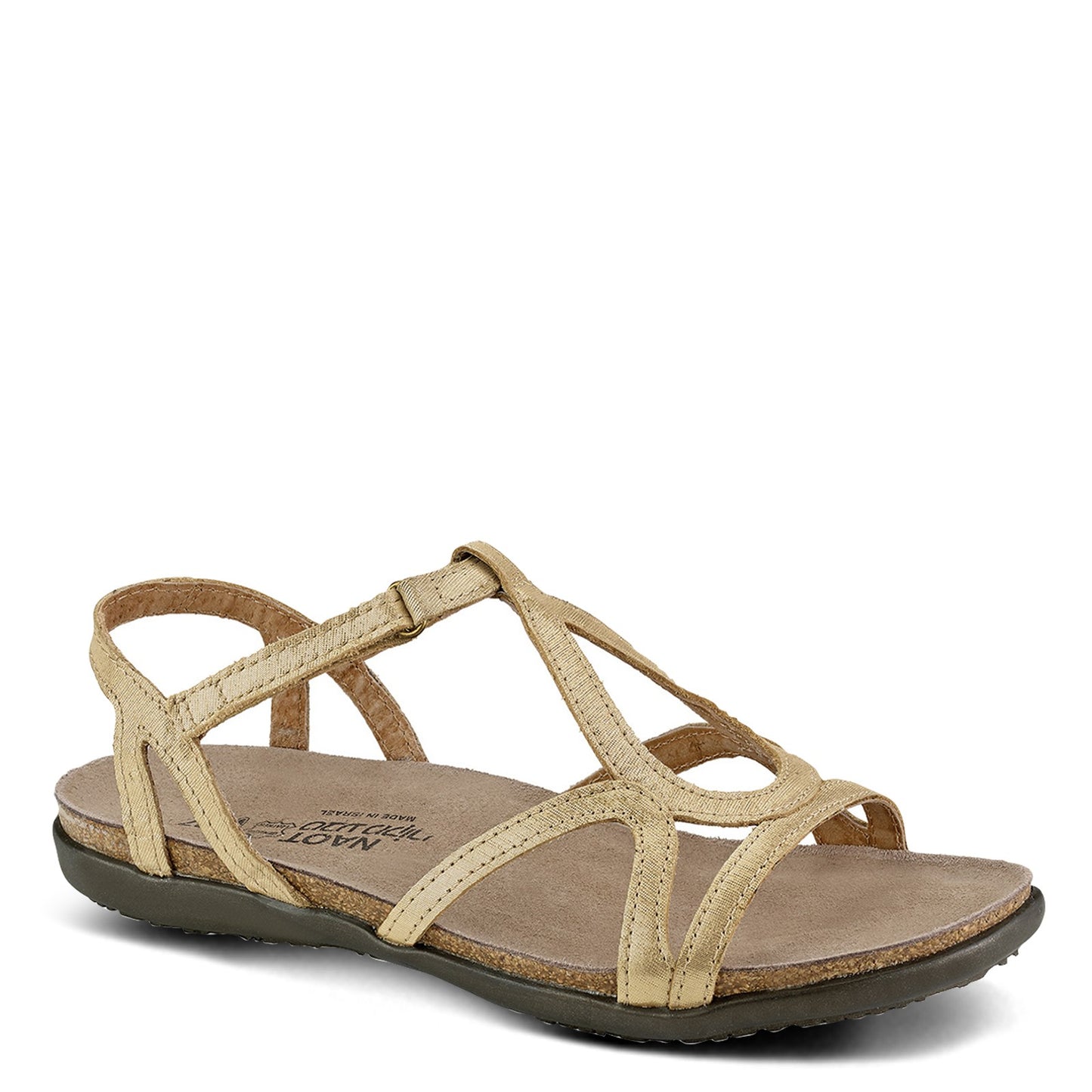 Peltz Shoes Women's Naot Dorith Sandal GOLD 4710-F08
