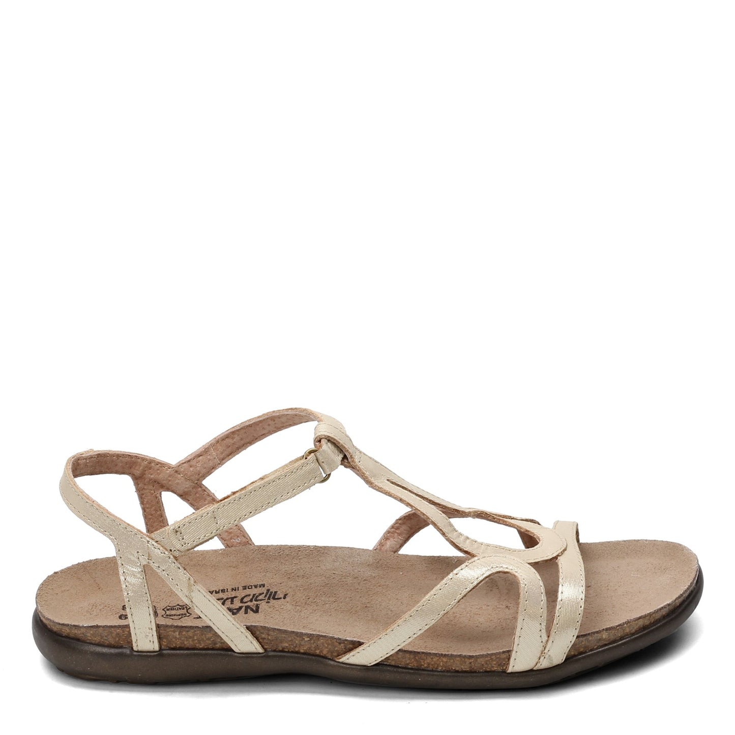 Peltz Shoes Women's Naot Dorith Sandal GOLD 4710-F08