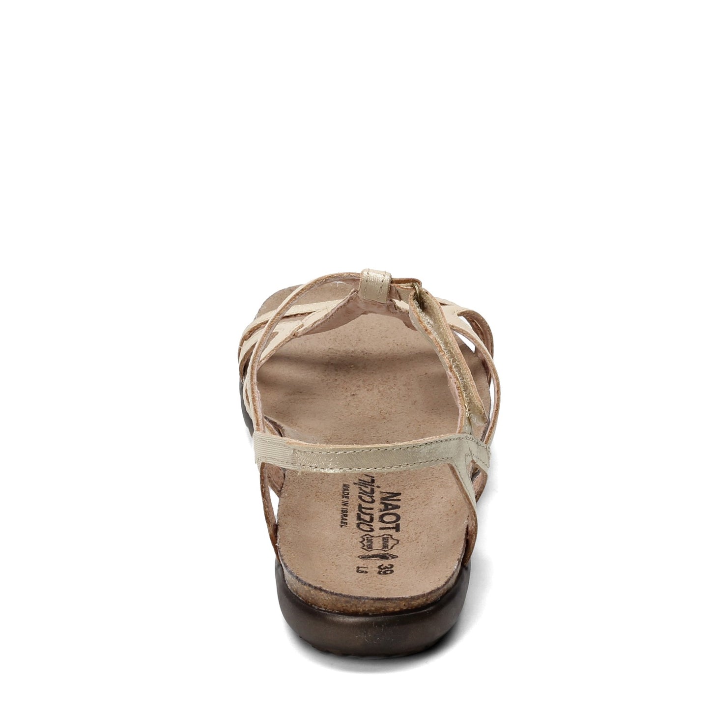 Peltz Shoes Women's Naot Dorith Sandal GOLD 4710-F08
