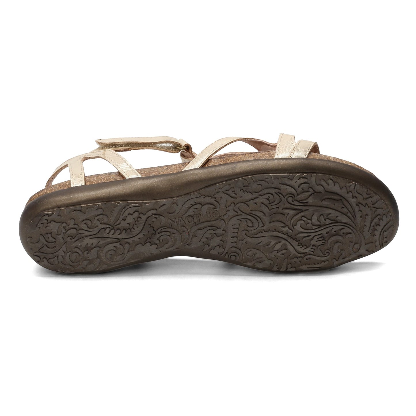 Peltz Shoes Women's Naot Dorith Sandal GOLD 4710-F08