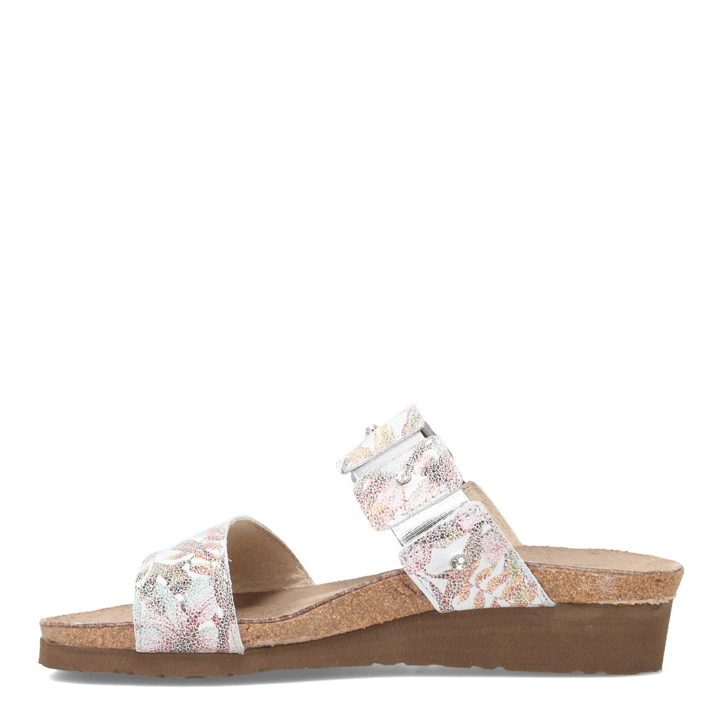 Peltz Shoes Women's Naot Ashley Sandal WHITE FLORAL 4906-HAJ