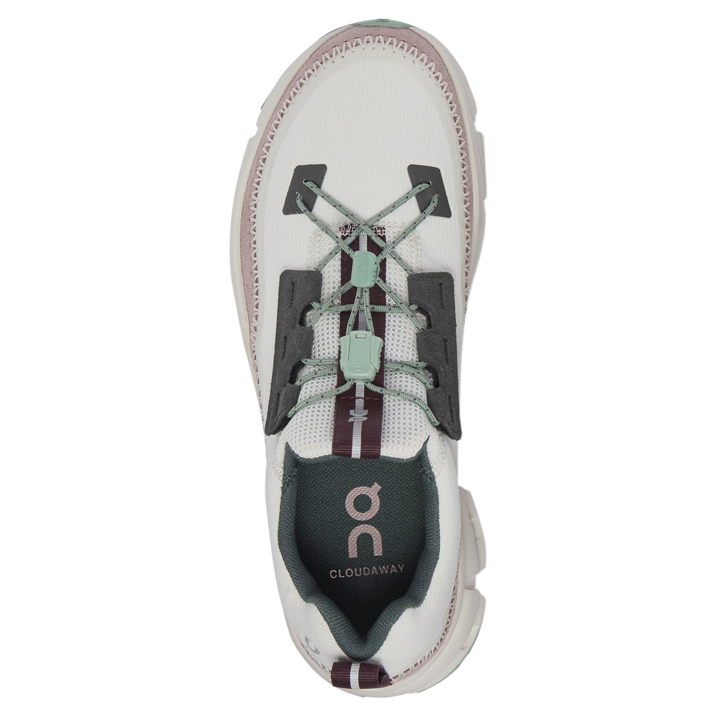 Peltz Shoes Women's On Running Cloudaway Running Shoe ICE/MOSS 49.98469