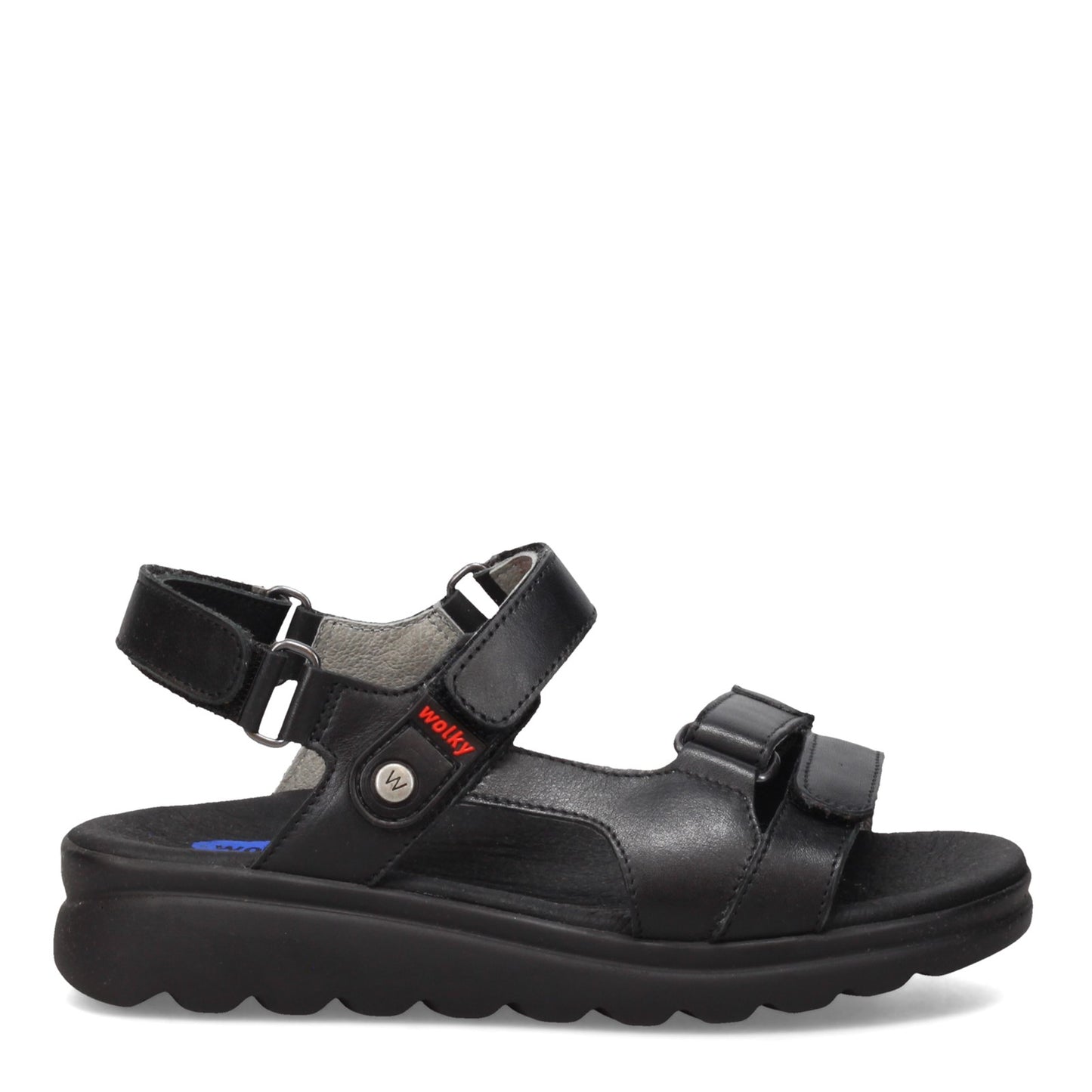 Peltz Shoes Women's Wolky Mile Sandal BLACK 50-000