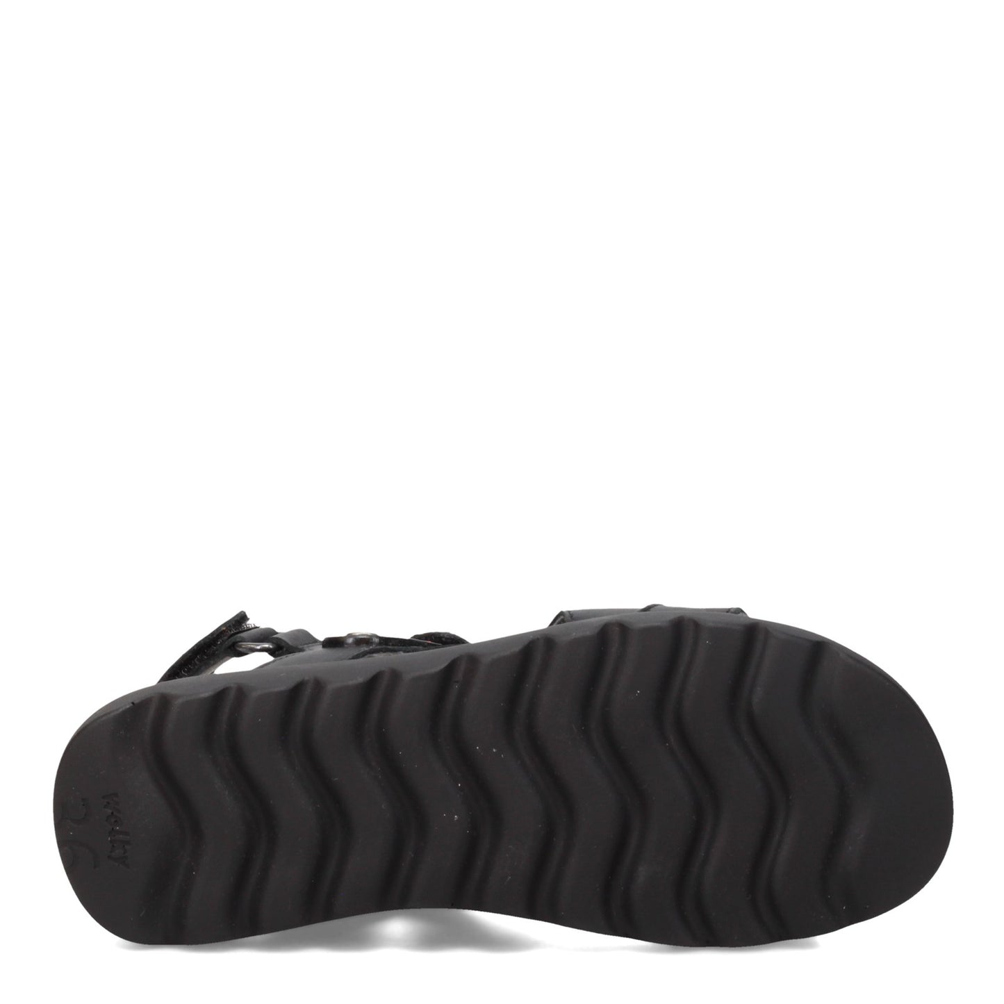 Peltz Shoes Women's Wolky Mile Sandal BLACK 50-000