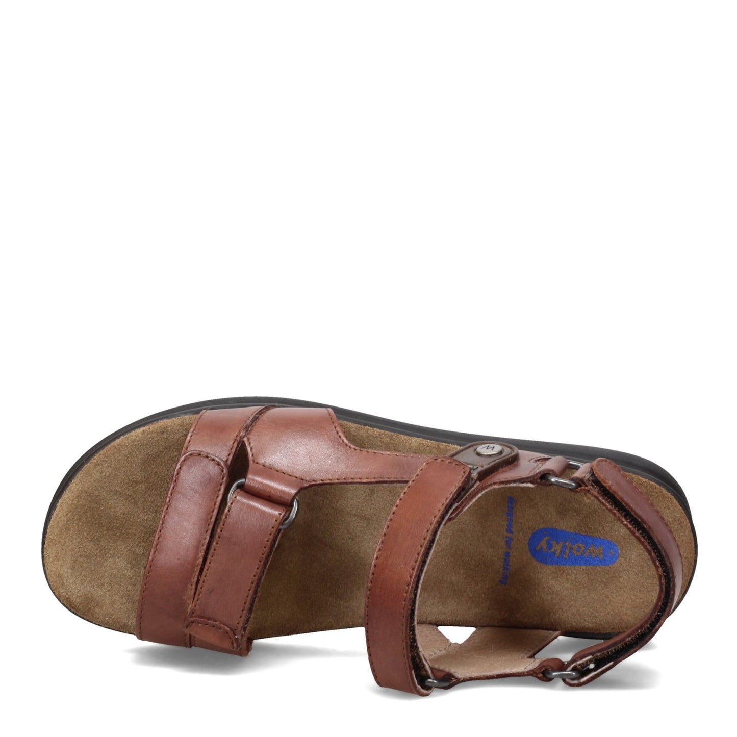Peltz Shoes Women's Wolky Mile Sandal COGNAC 50-430