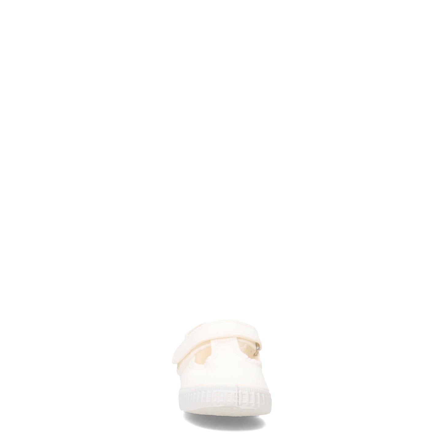 Peltz Shoes Girl's Cienta T-Strap Sneaker - Toddler & Little Kid WHITE 50000.05