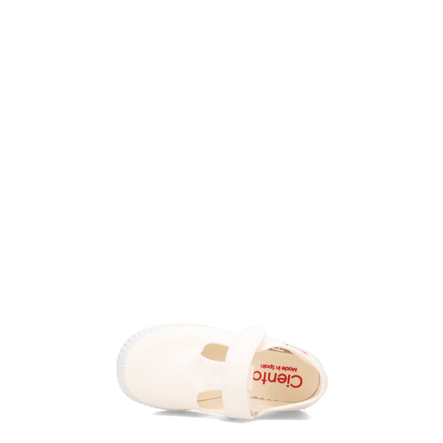 Peltz Shoes Girl's Cienta T-Strap Sneaker - Toddler & Little Kid WHITE 50000.05
