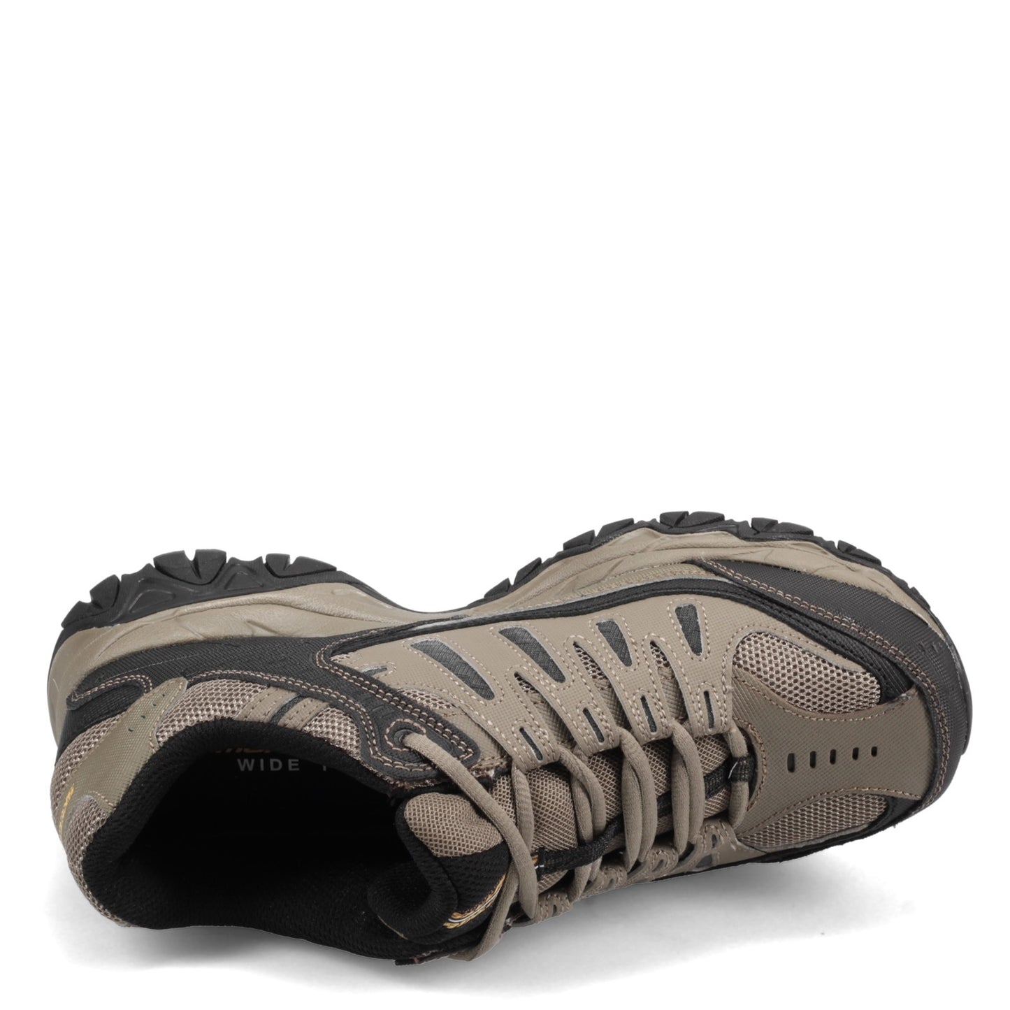 Peltz Shoes Men's Skechers After Burn - Memory Fit Training Sneaker - Wide Width Pebble/Black 50125EWW-PBBK