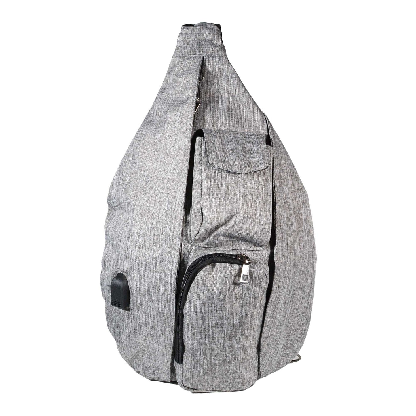 Peltz Shoes Nupouch Pickleball Anti-Theft Rucksack SoHo Grey 50134