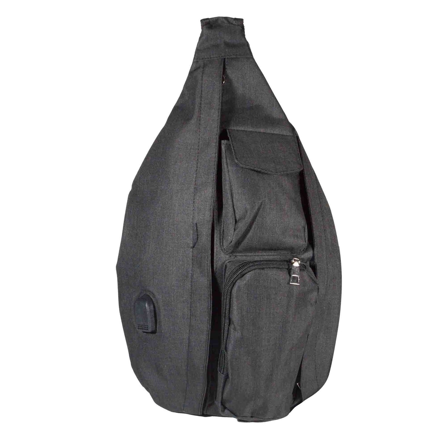 Peltz Shoes Nupouch Pickleball Anti-Theft Rucksack SoHo Black 50135