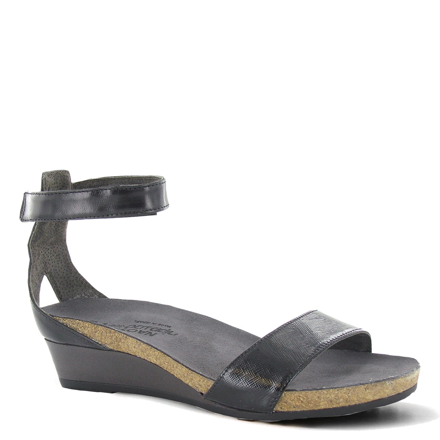 Peltz Shoes Women's Naot Pixie Sandal BLACK 5016-NEW