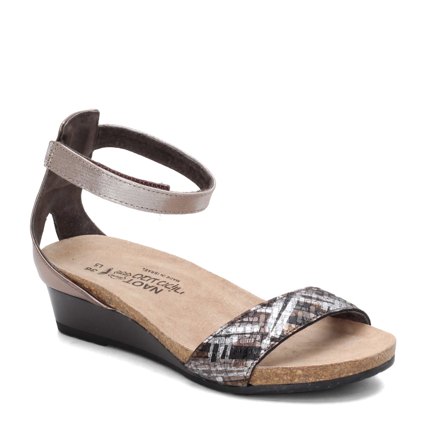 Peltz Shoes Women's Naot Pixie Sandal METALLIC MULTI 5016-SKQ