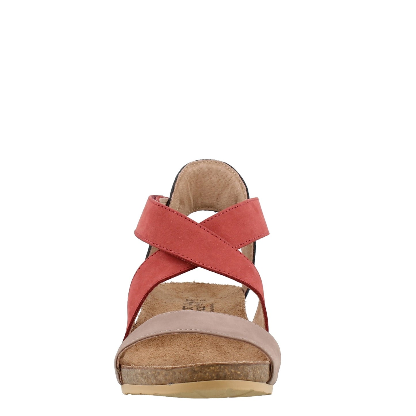 Peltz Shoes Women's Naot Vixen Wedge Sandal STONE 5030-WAI