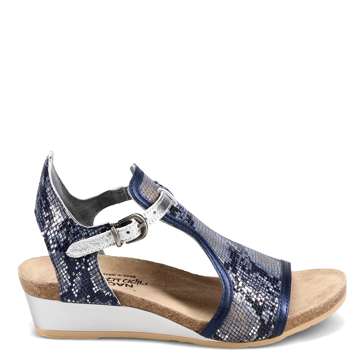 Peltz Shoes Women's Naot Fiona Sandal Navy 5042-PEH