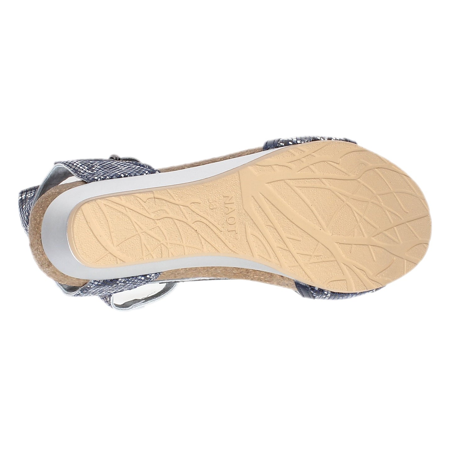 Peltz Shoes Women's Naot Fiona Sandal Navy 5042-PEH