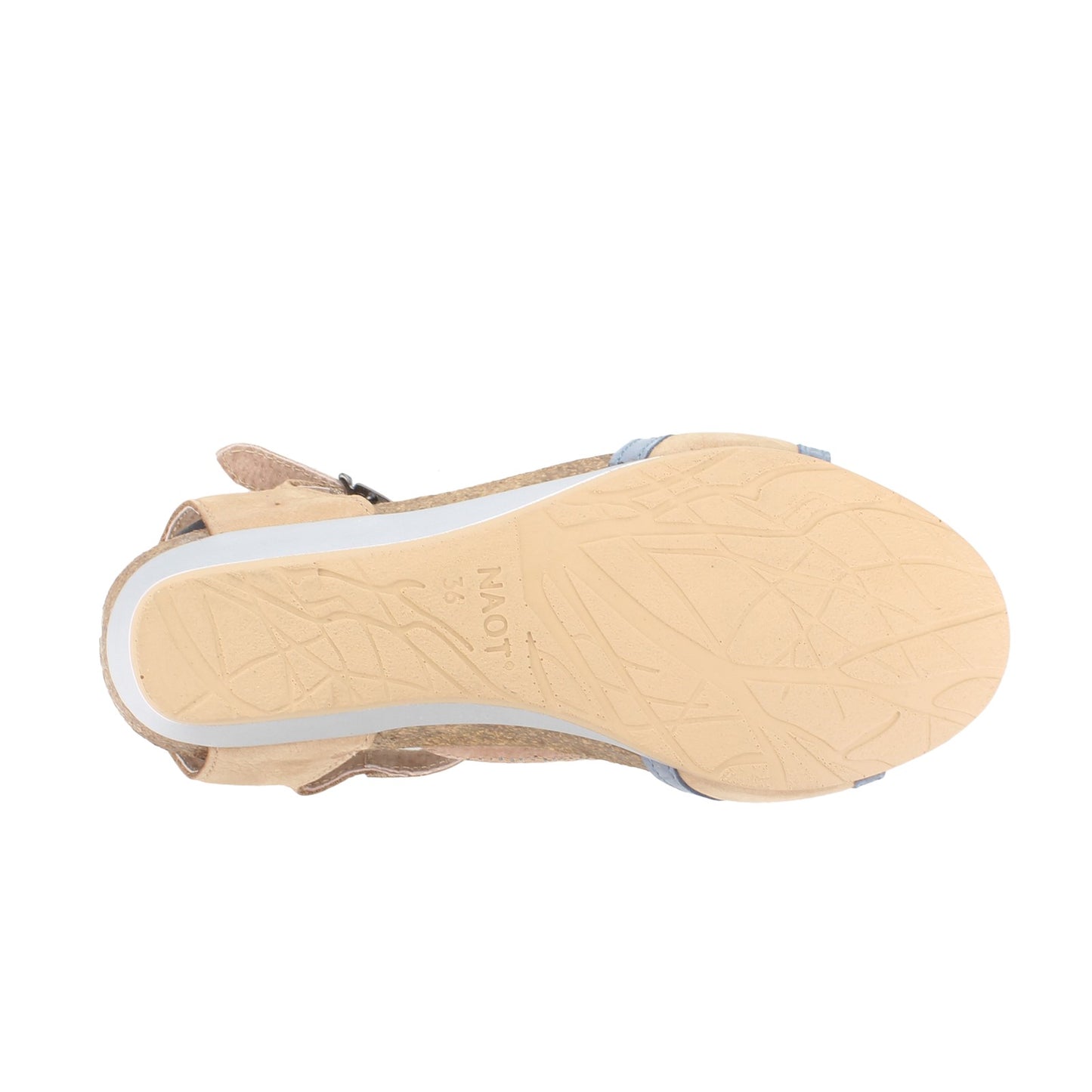 Peltz Shoes Women's Naot Fiona Sandal NUDE 5042-SGI