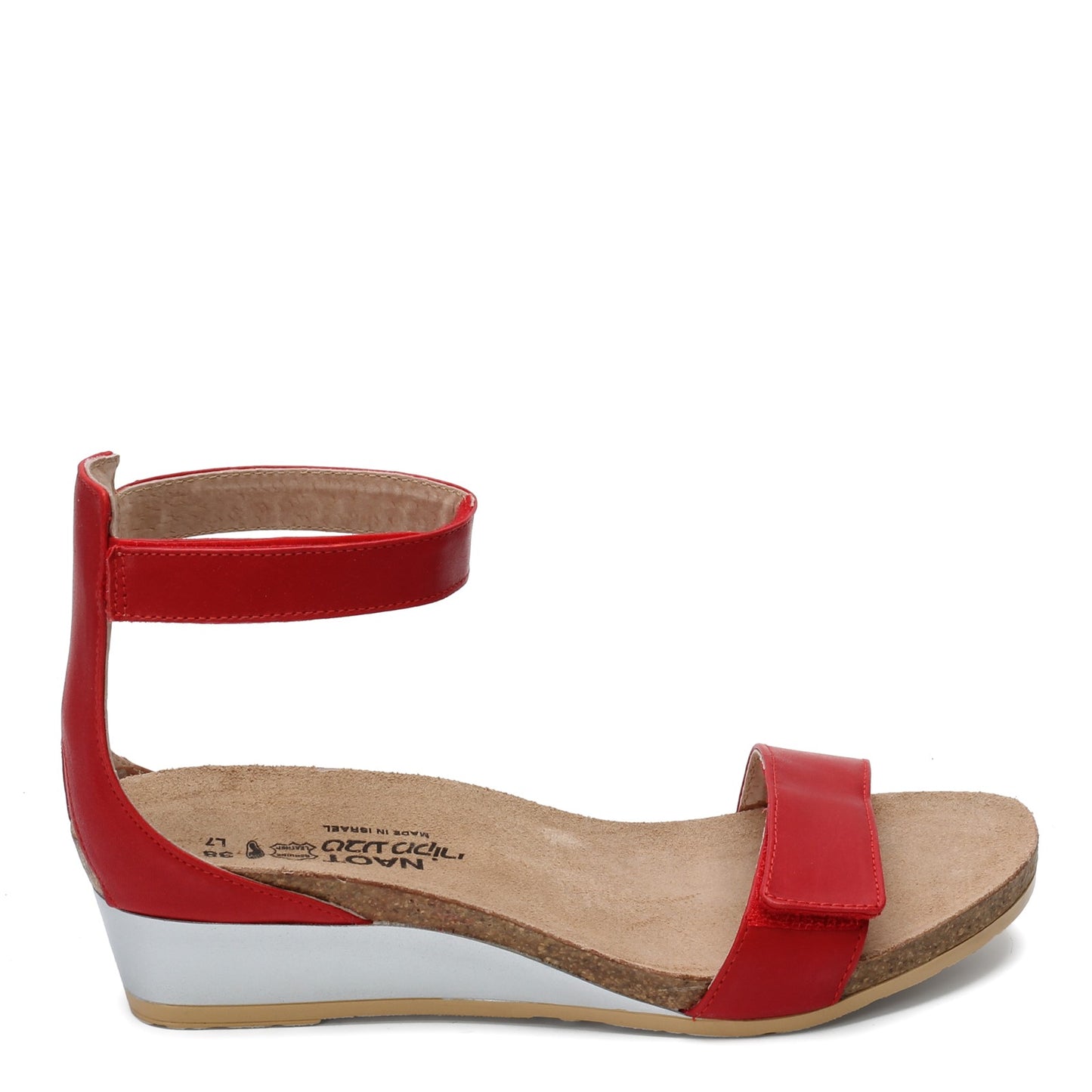 Peltz Shoes Women's Naot Mermaid Sandal RED 5044-C60