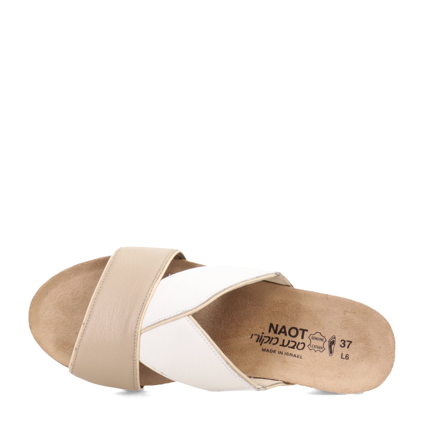 Peltz Shoes Women's Naot Tiara Sandal BEIGE 5053-WHC