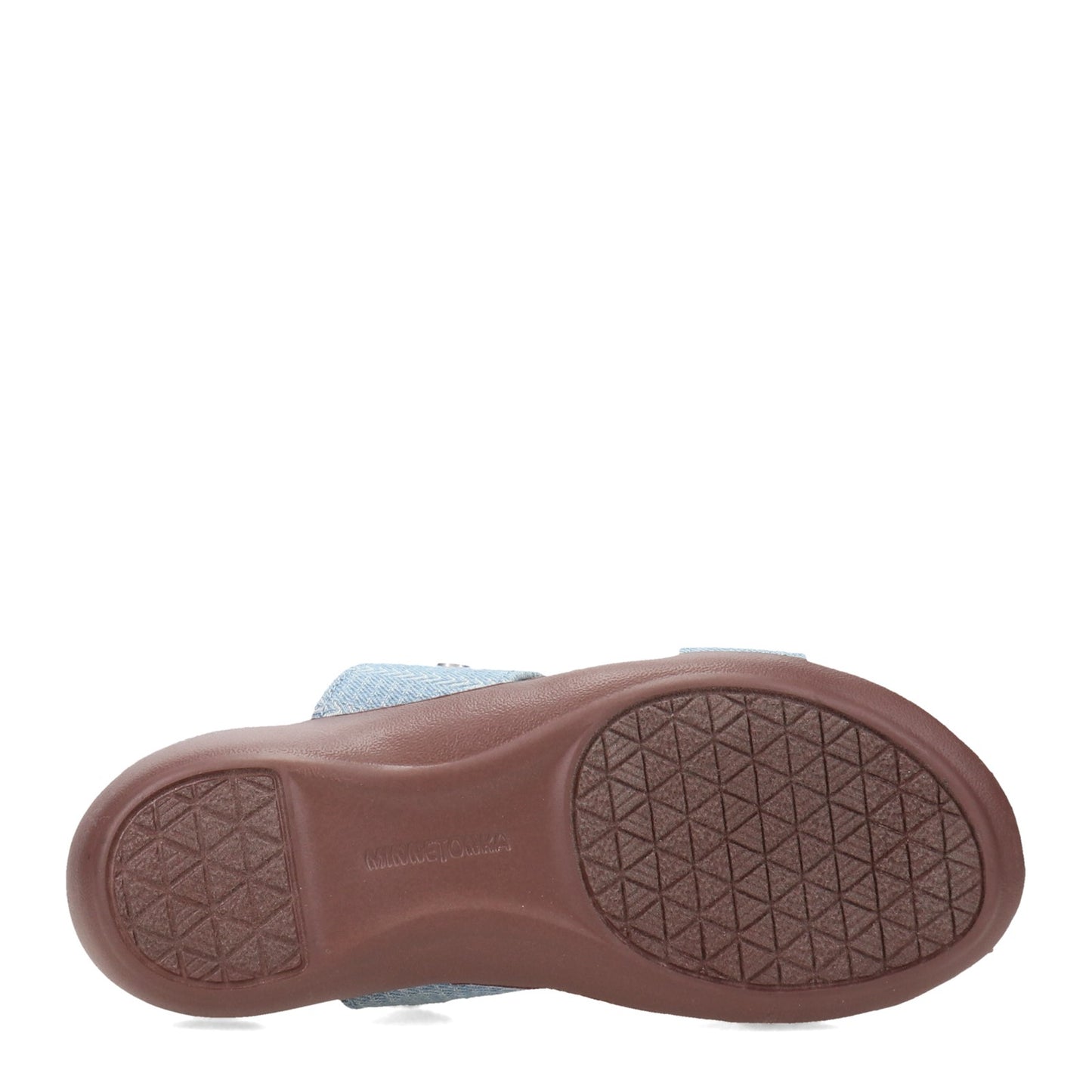 Peltz Shoes Women's Minnetonka Sabina Sandal DENIM 506425