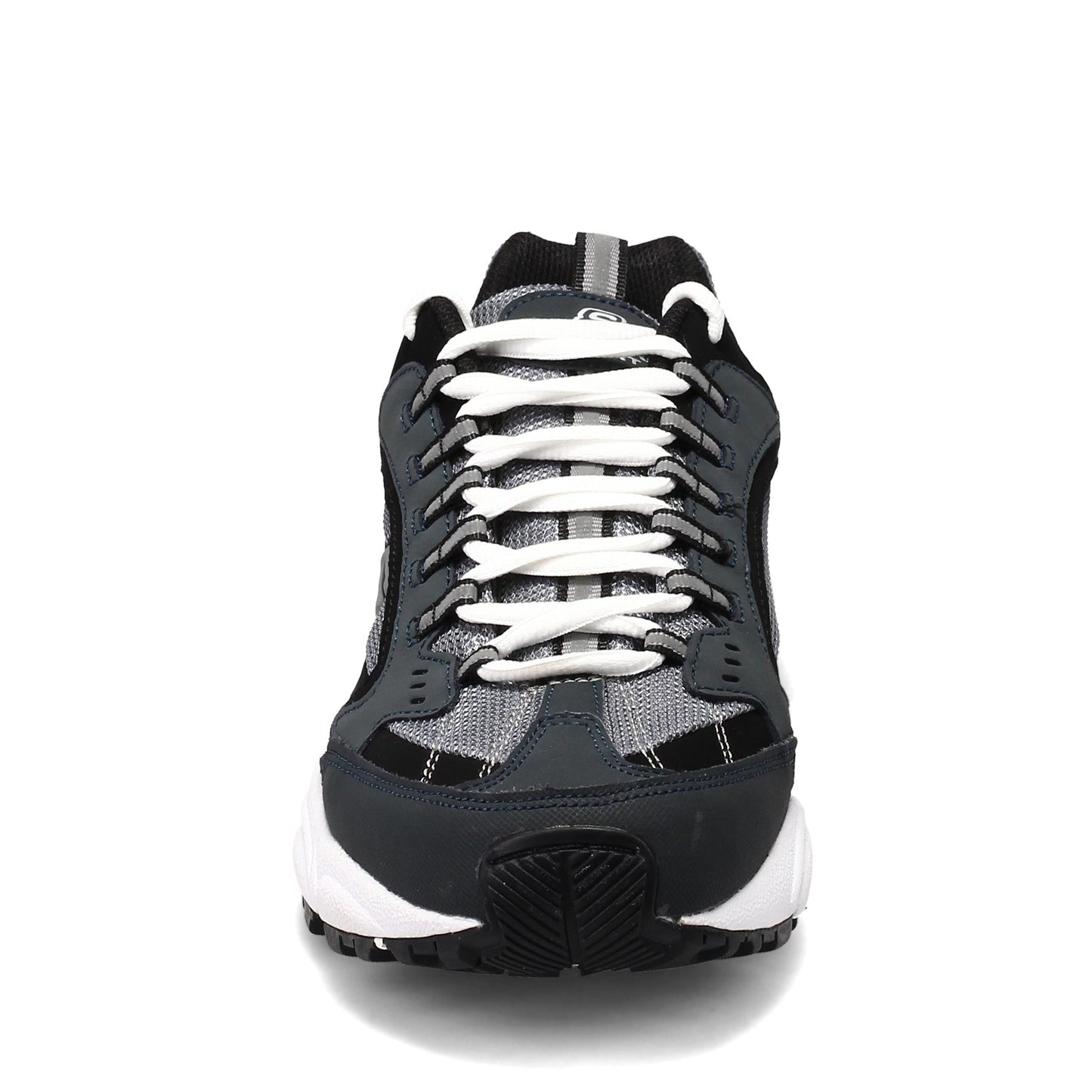 Peltz Shoes Men's Skechers Stamina - Cutback Sneaker - Wide Width NAVY / BLACK 51286EW-NVBK