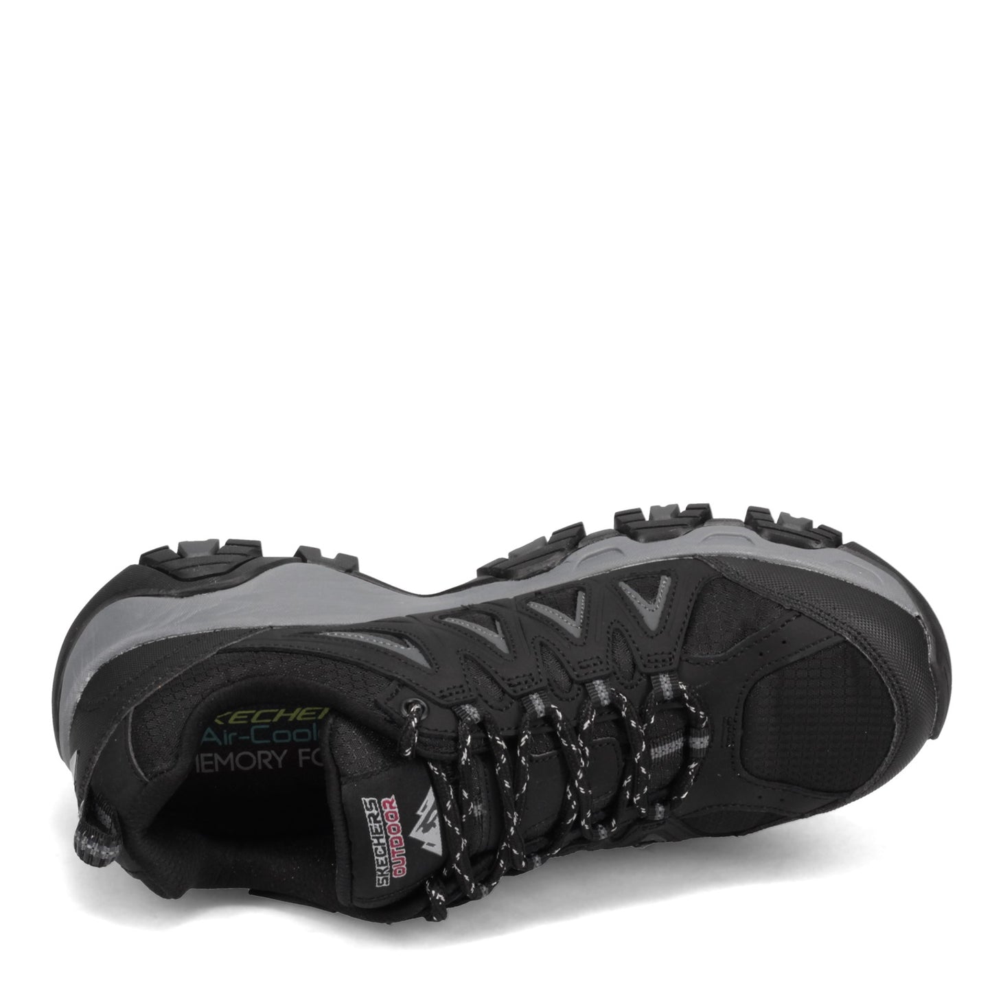Peltz Shoes Men's Skechers Terrabite Hiking Shoe - Wide Width Black/Charcoal 51844W-BKCC