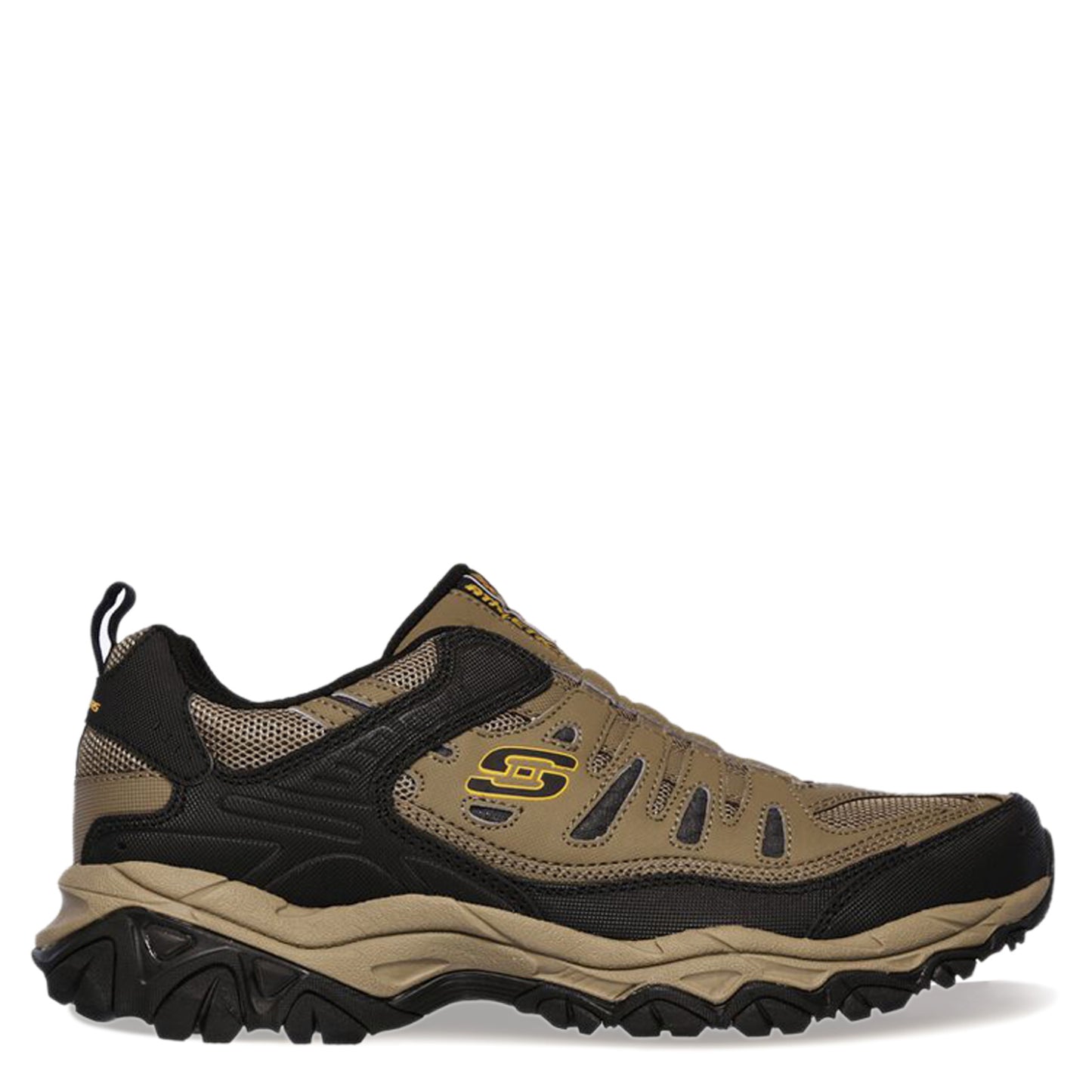 Peltz Shoes Men's Skechers After Burn M. Fit Sneaker Pebble 51866-PBL