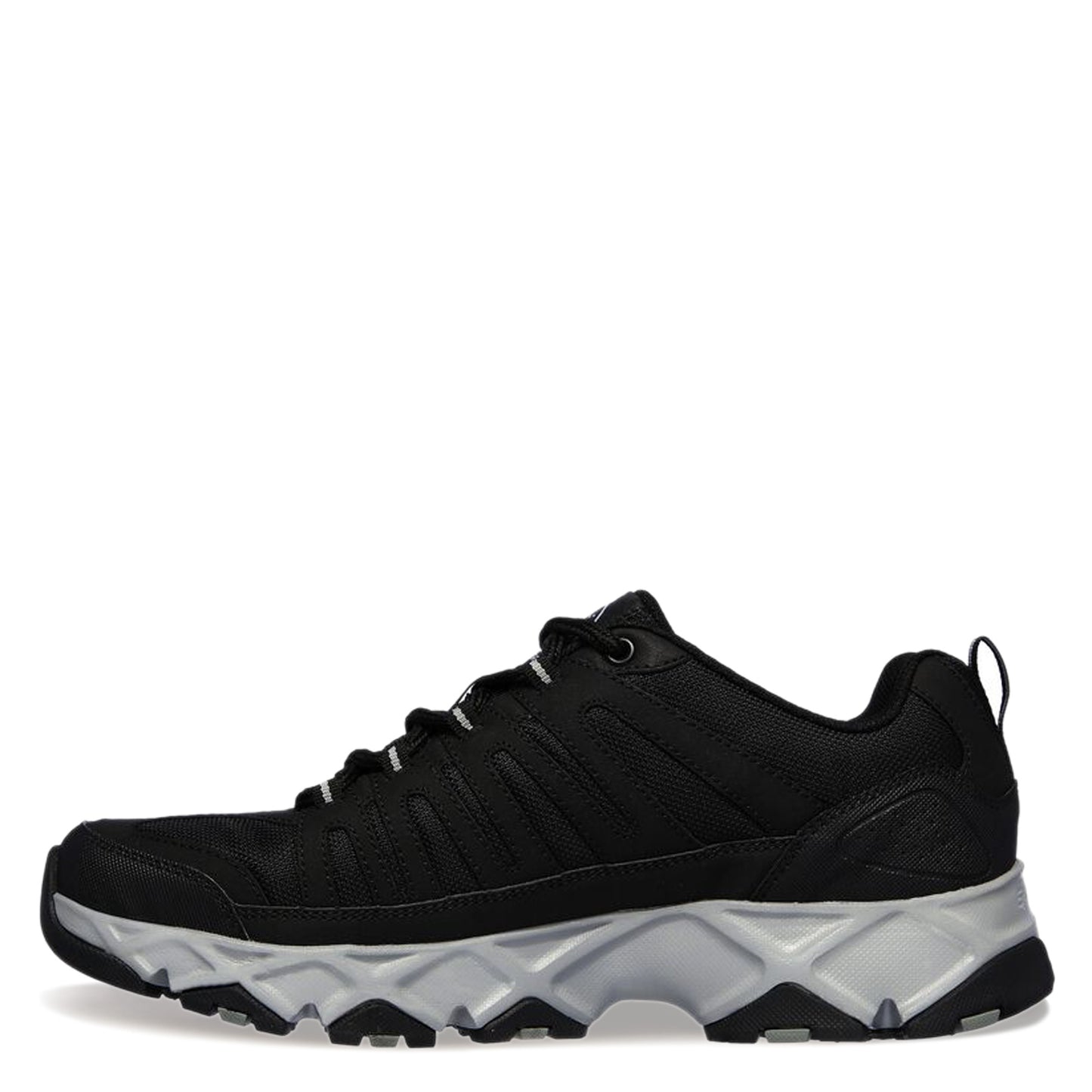 Peltz Shoes Men's Skechers Relaxed Fit: Crossbar - Stilholt Hiking Shoe Black/Gray 51887-BKGY